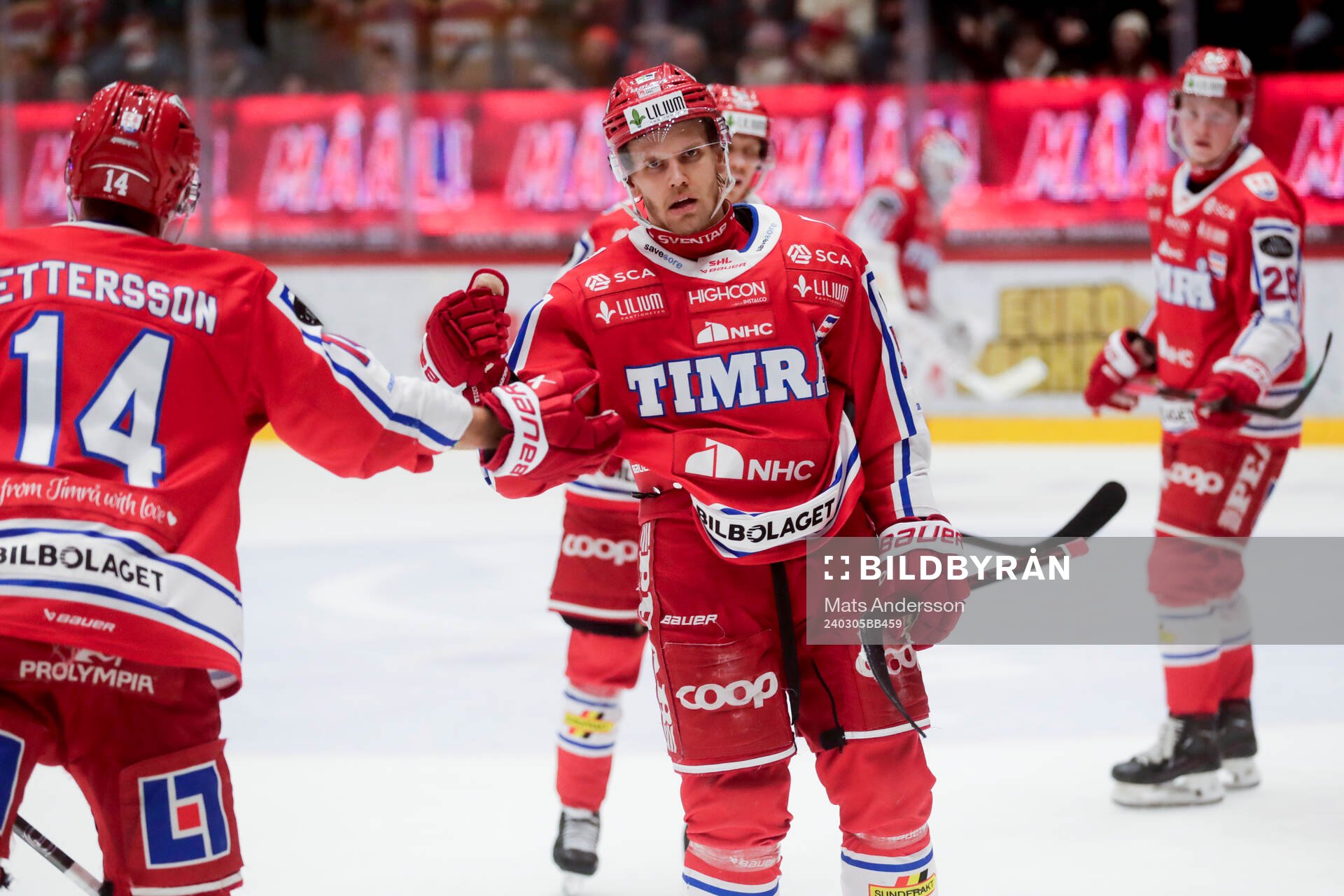 Timrås Anton Lander jublar