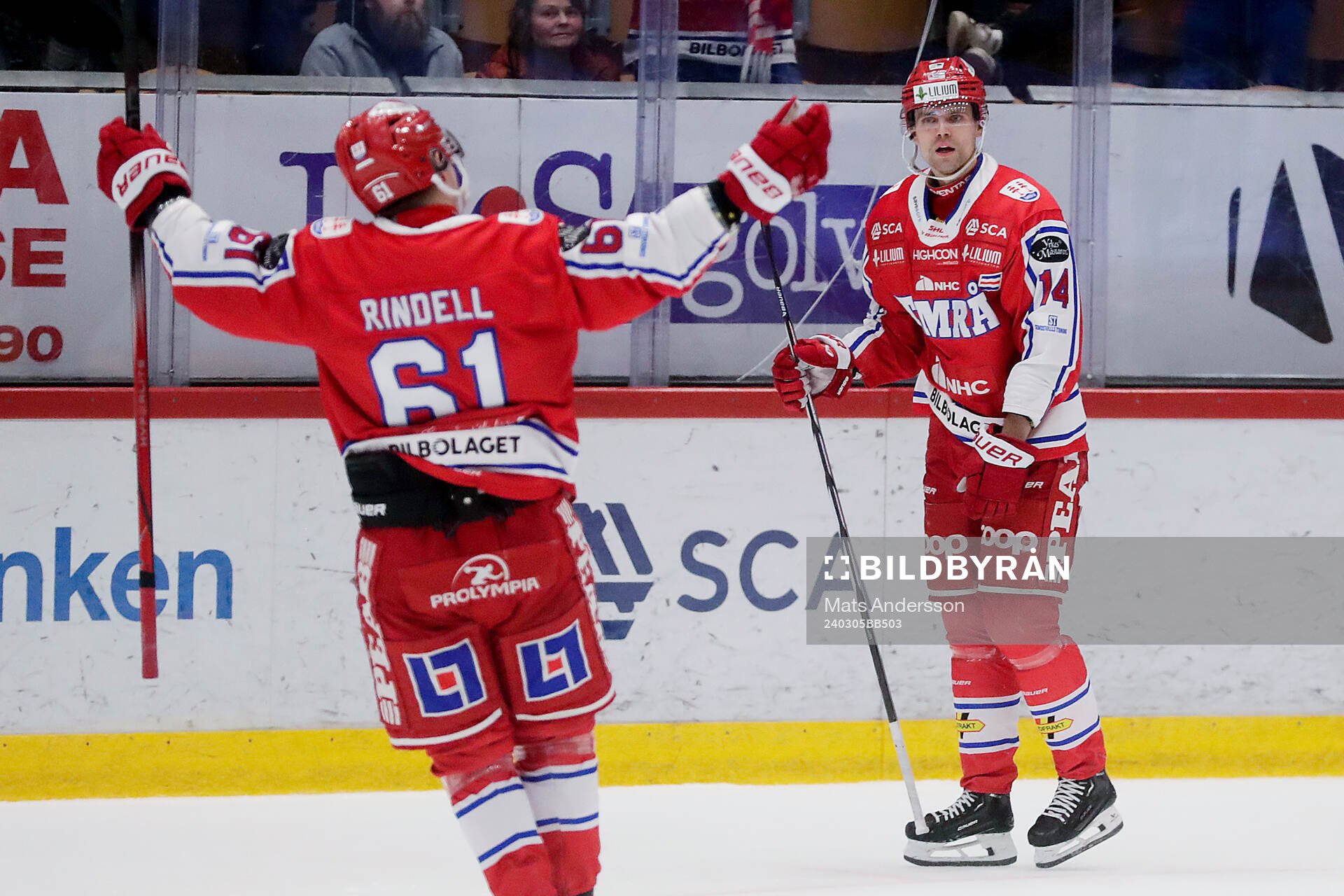 Timrås Emil Pettersson jublar