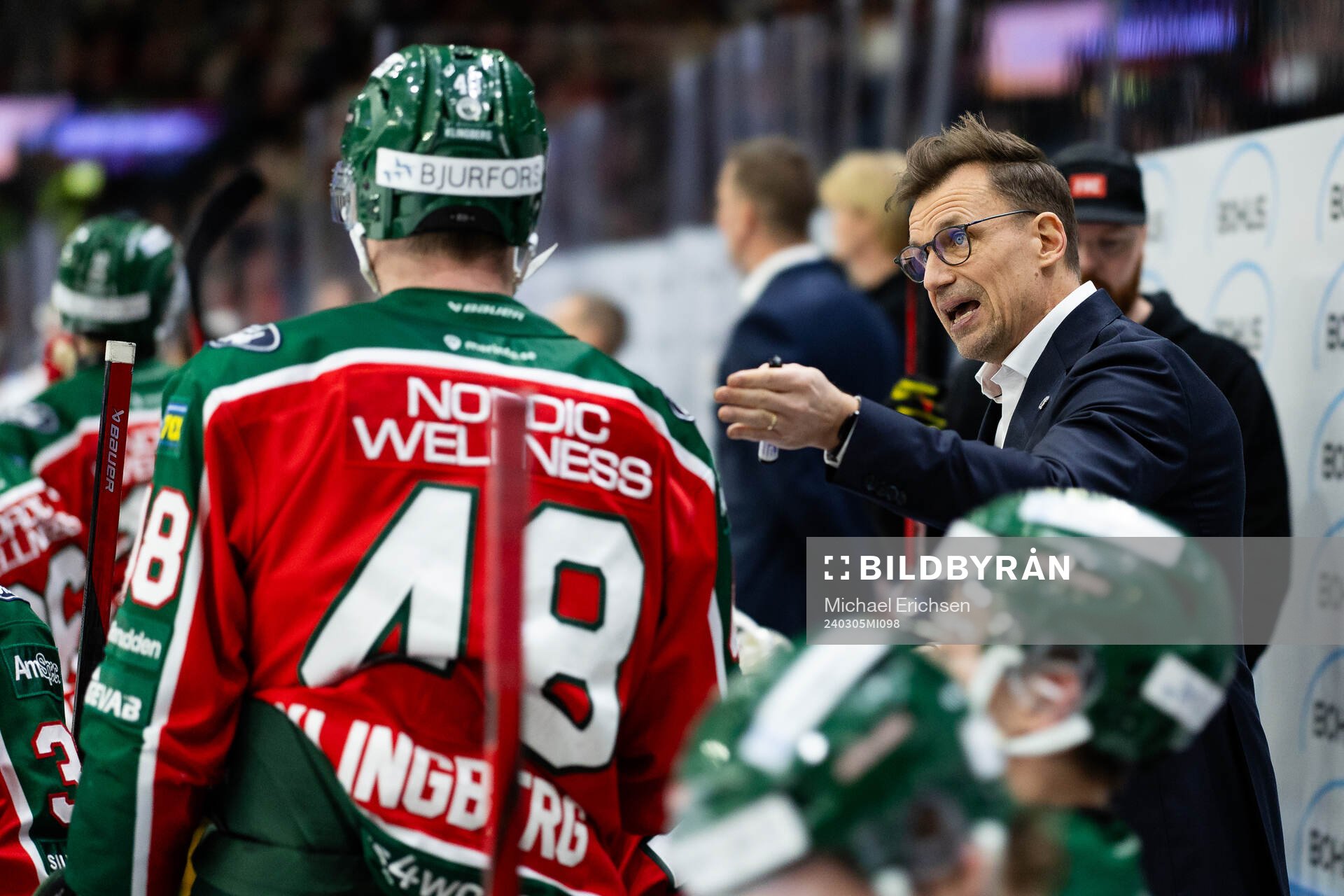 Frölundas assisterande tränare Kristoffer Näslund