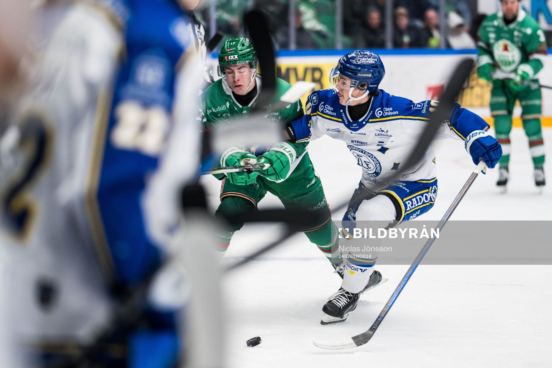 Rögles Simon Zether och Leksands Anton Johansson