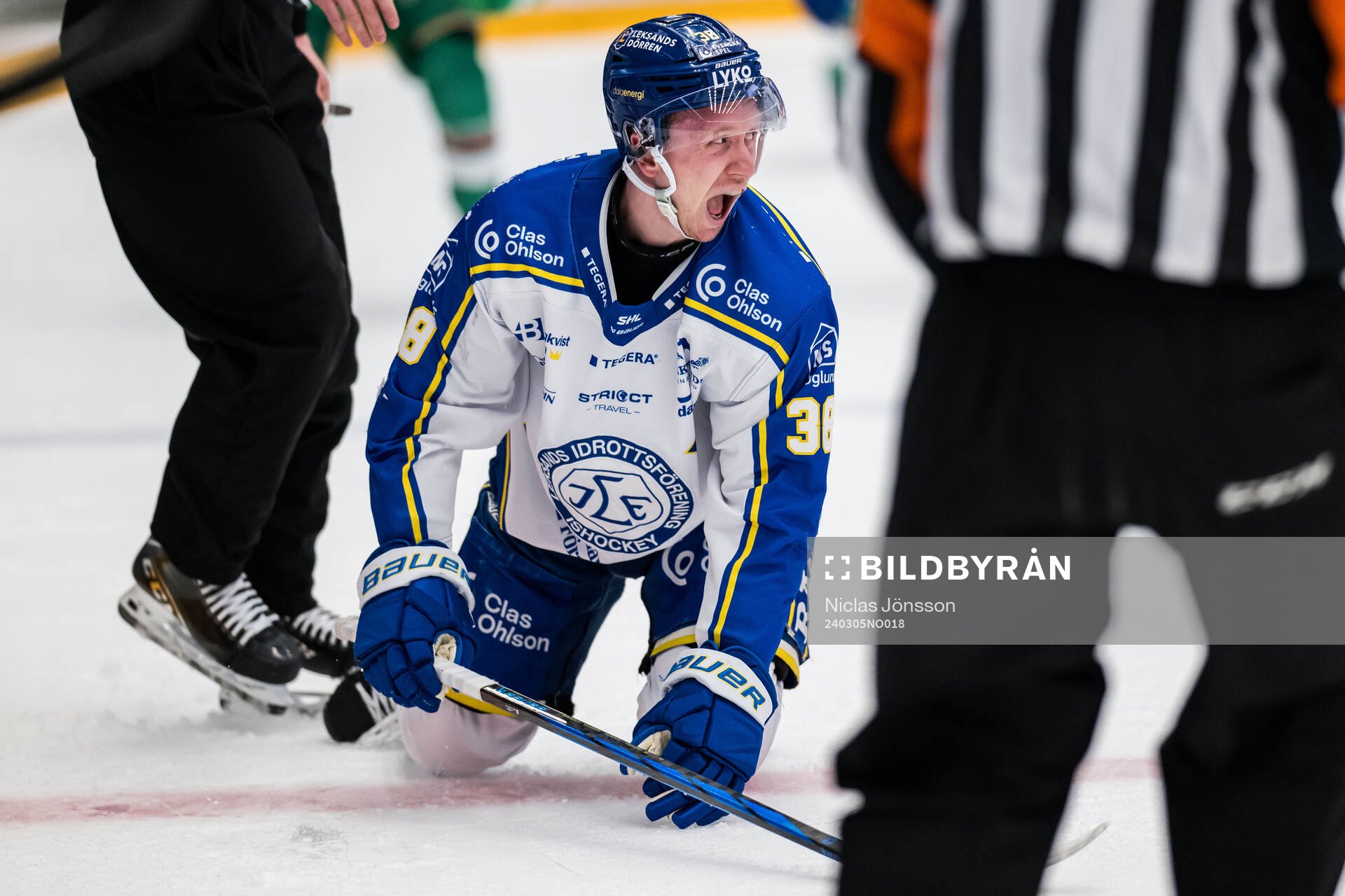 Leksands Olle Alsing har ont