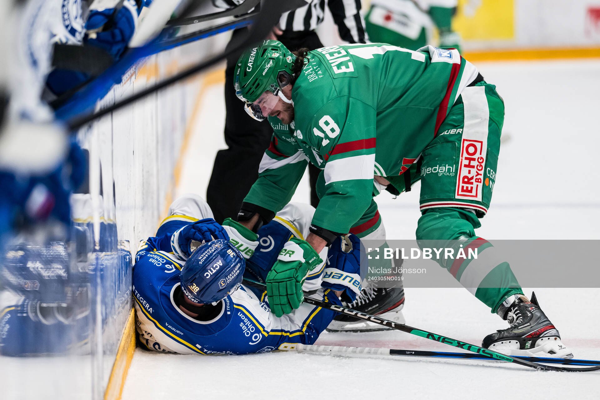 Leksands Olle Alsing och Rögles Dennis Everberg