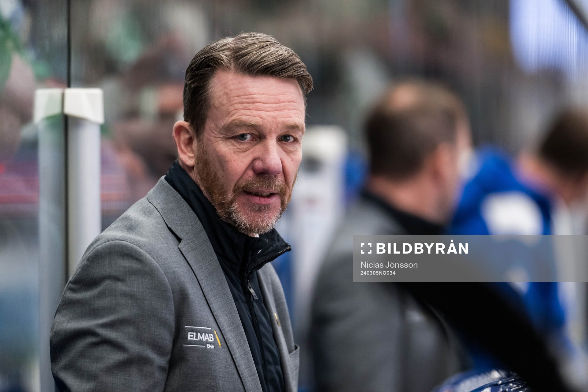 Leksands tränare Charles Berglund