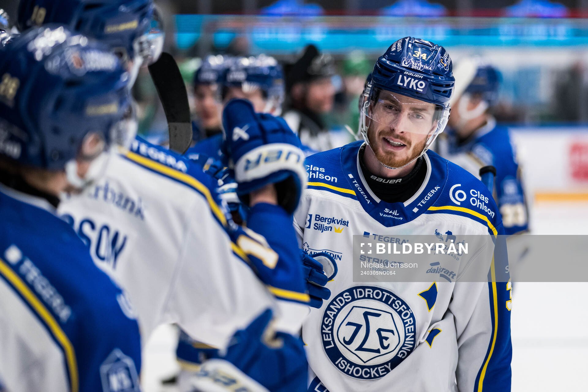 Leksands Peter Cehlarik jublar