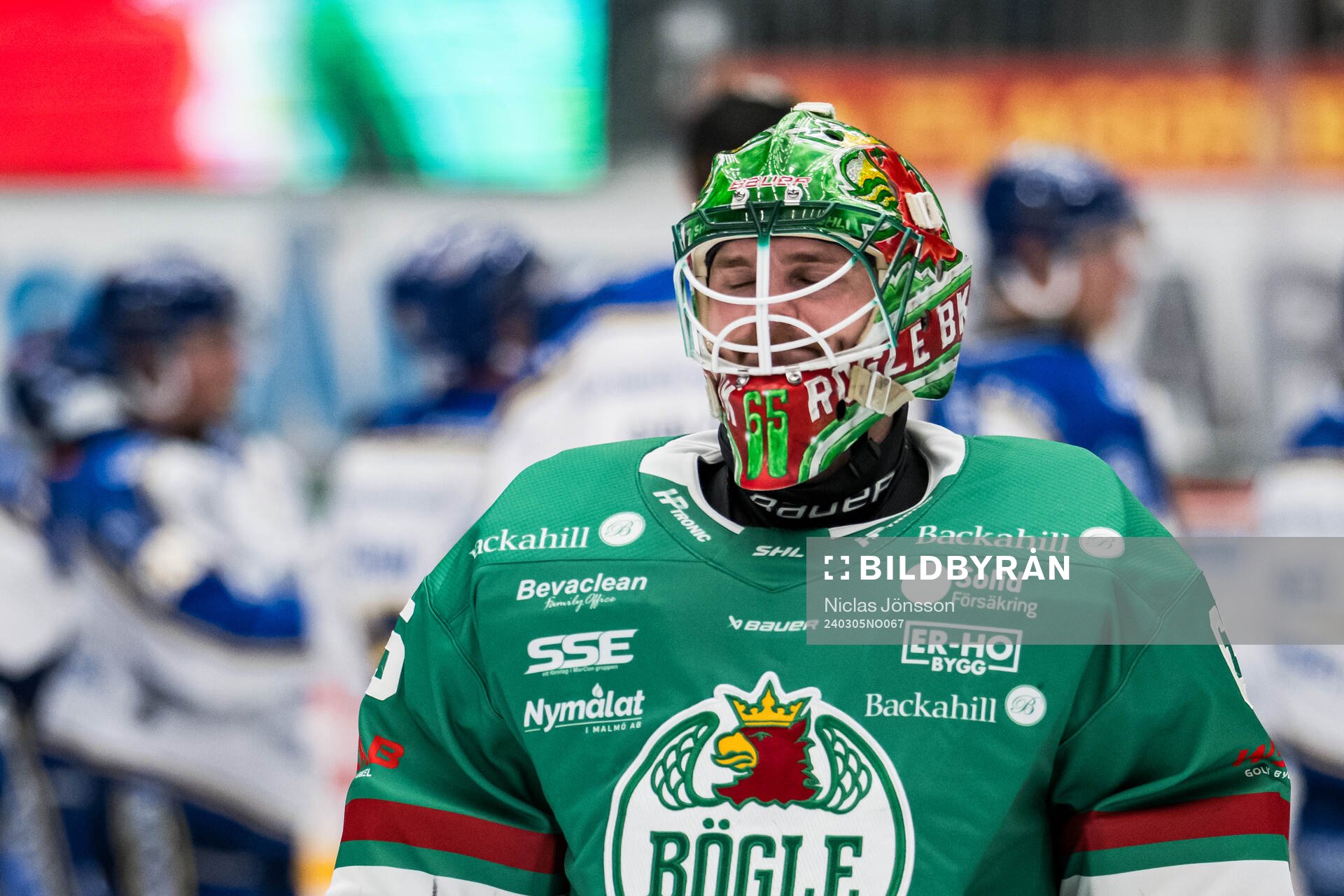 Rögles målvakt Christoffer Rifalk deppar