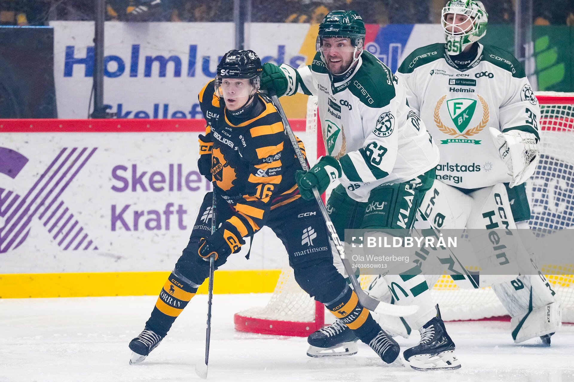 Skellefteås Linus Lindström och Färjestads Carl