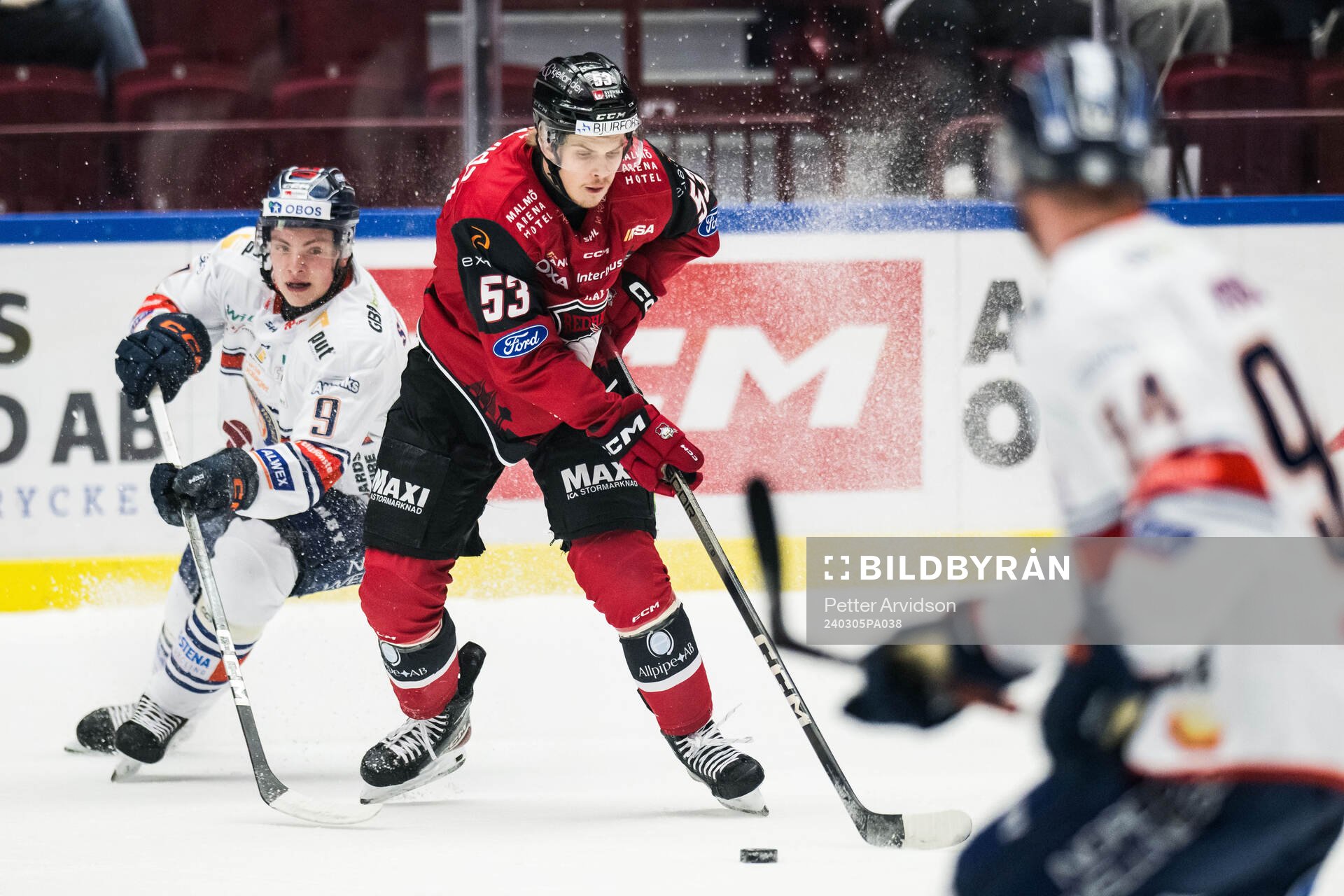 Växjös Victor Stjernborg och Malmö Redhawks Albert