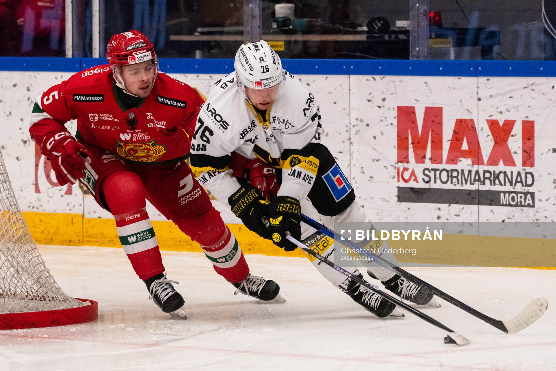 Moras Fred Nilsson och Västerås Jasper Lindsten