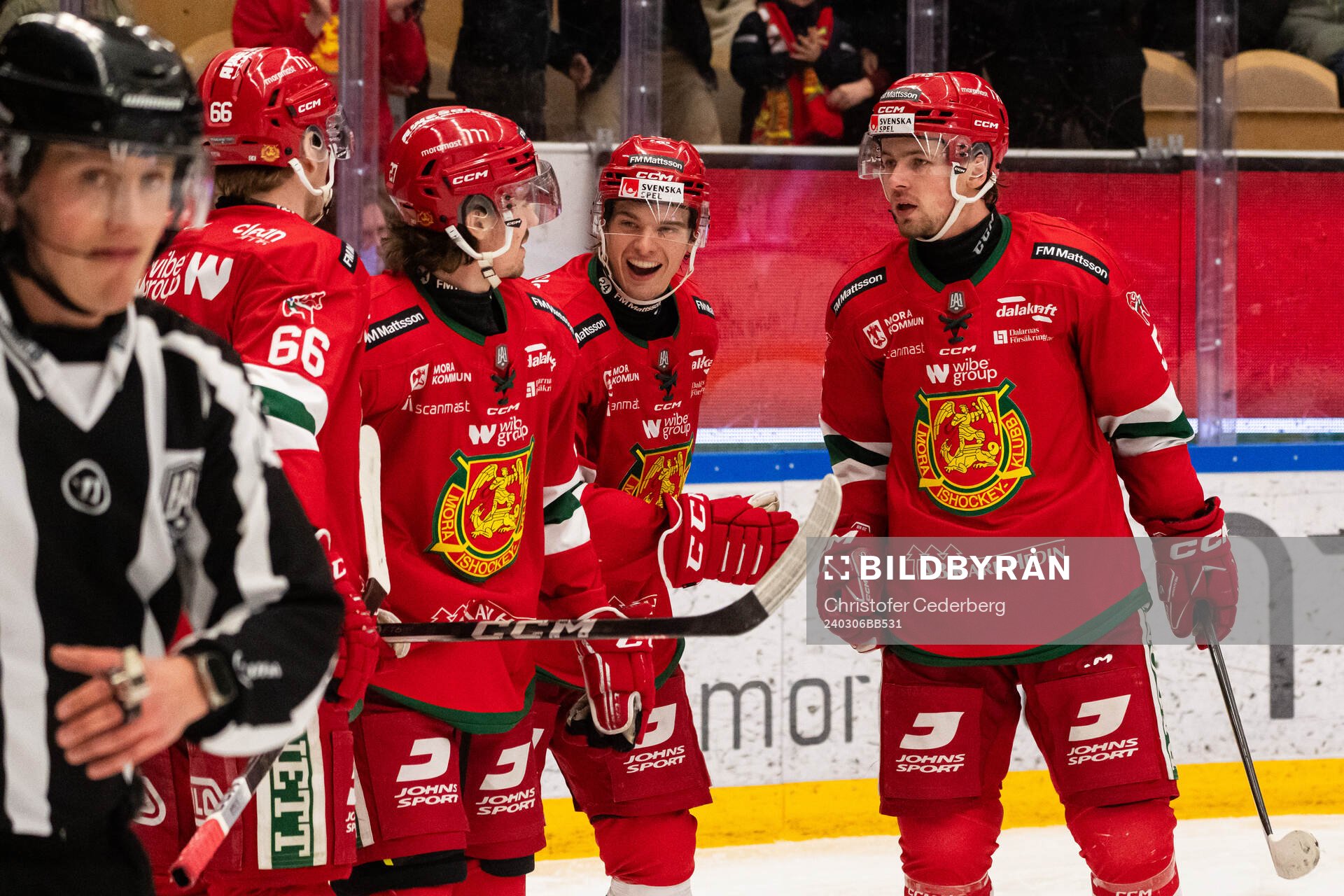 Moras Ludvig Markman, Ludvig Levinsson, Chad Yetman och