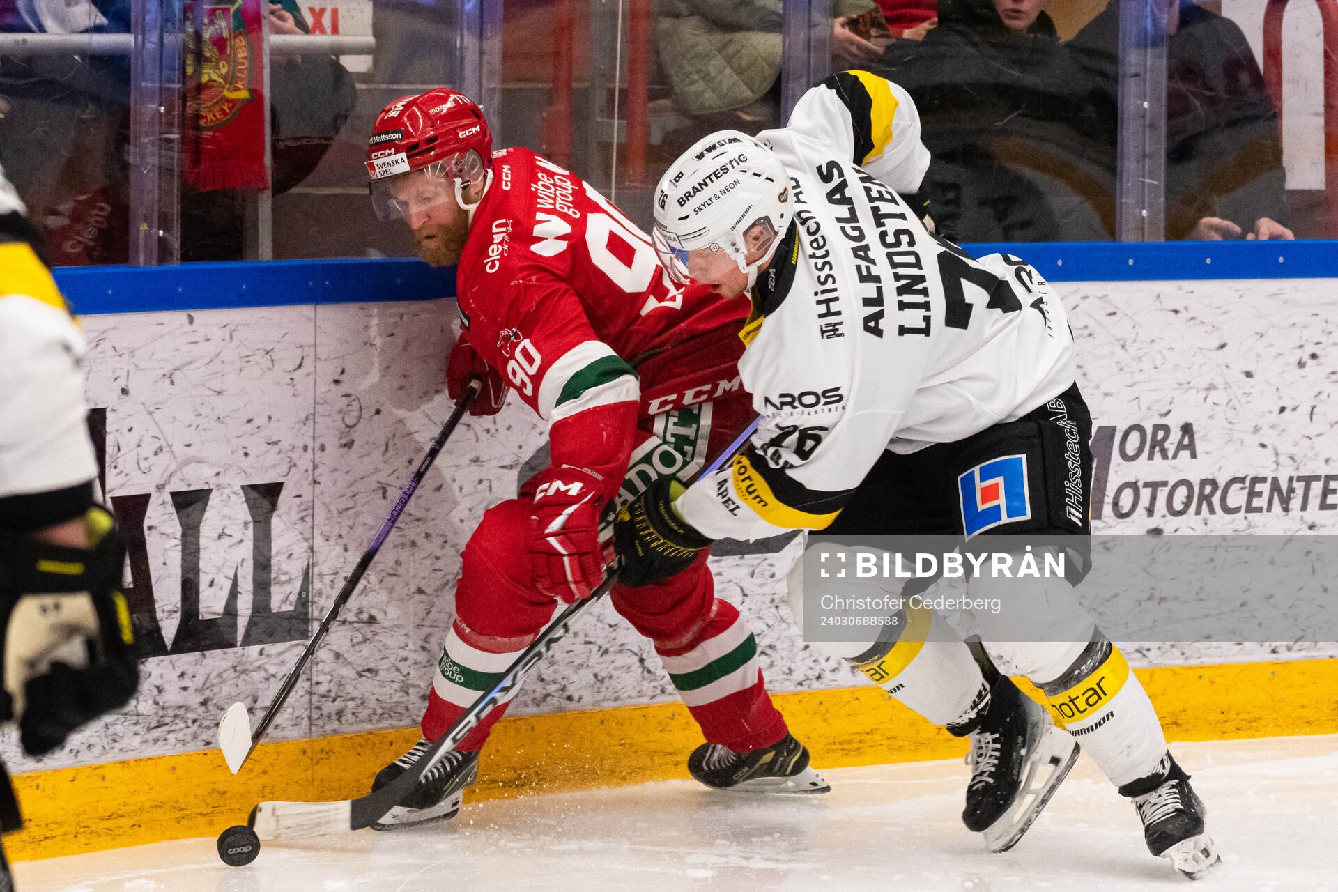 Moras Daniel Ljunggren och Västerås Jasper Lindsten