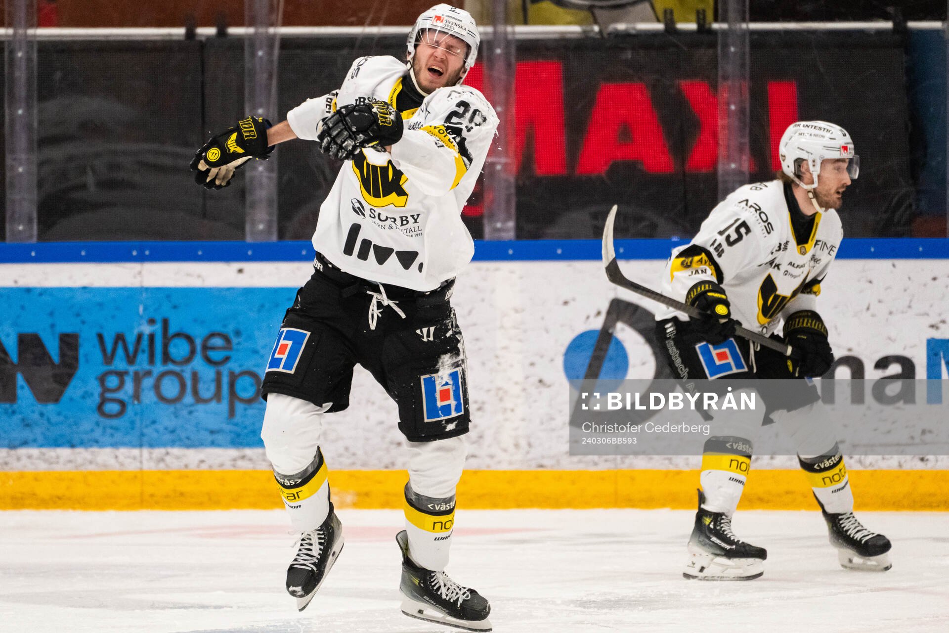 Västerås Eric Engstrand har ont