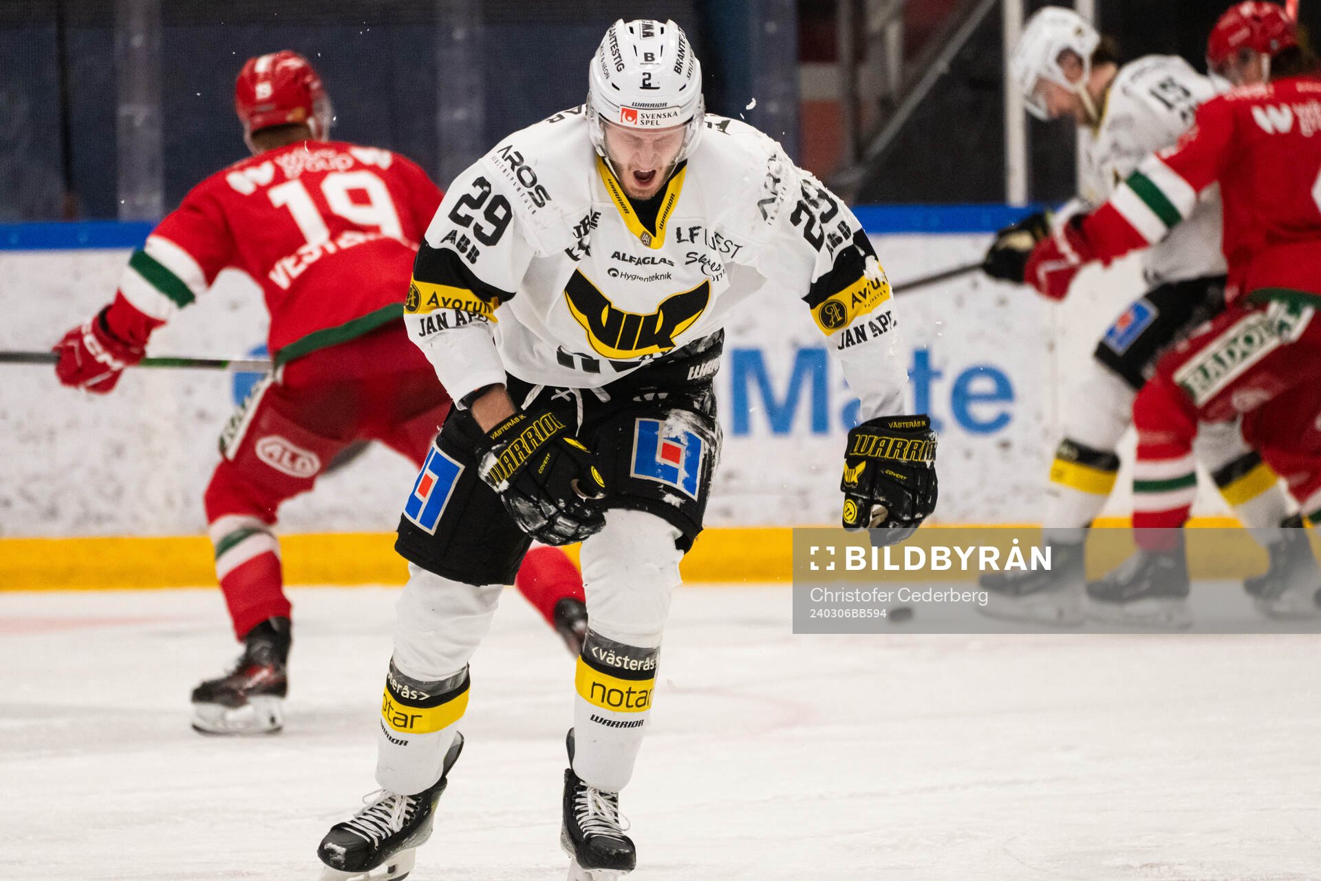 Västerås Eric Engstrand har ont