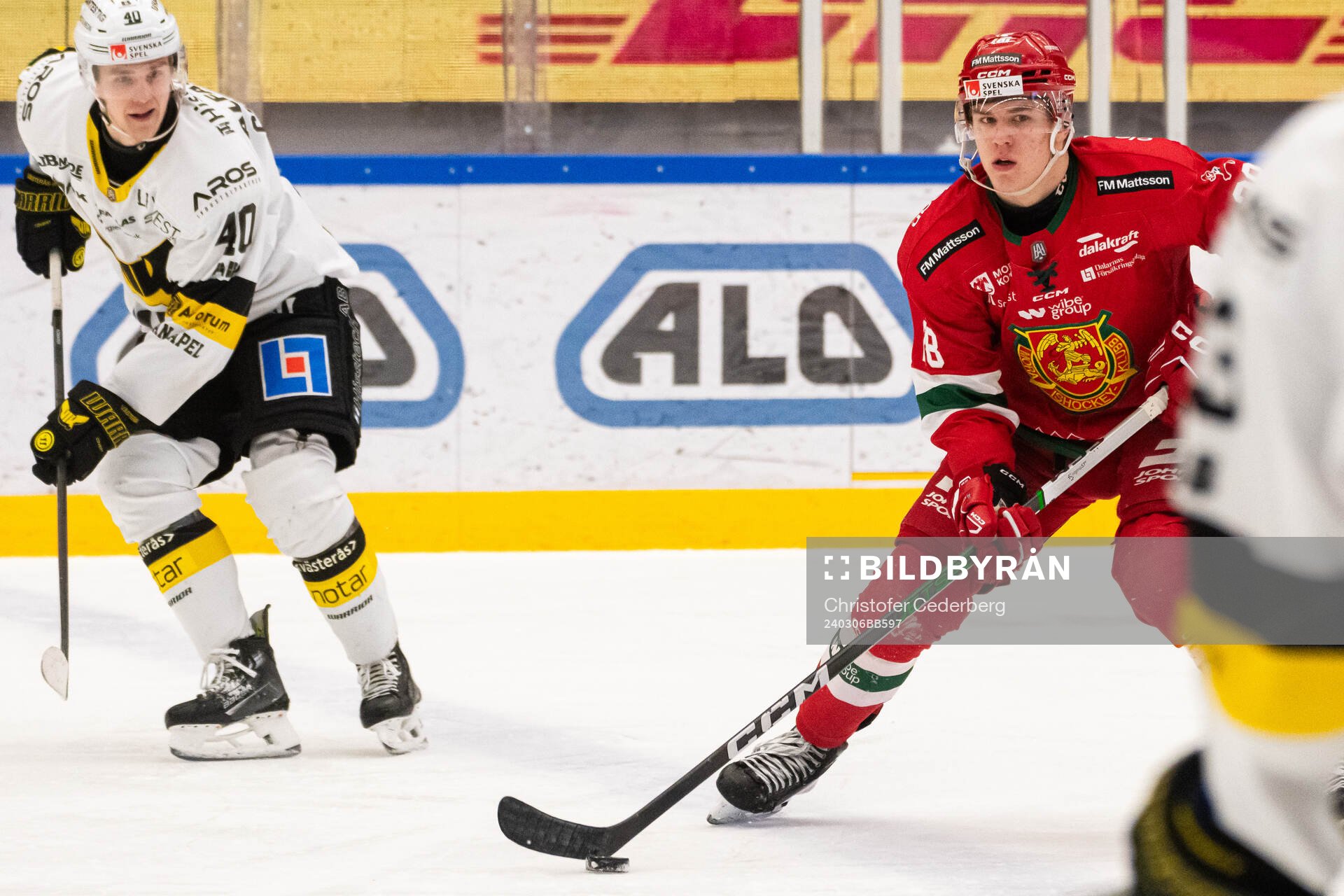 Västerås Isak Skedung och Moras Michael Brandsegg-Nygård