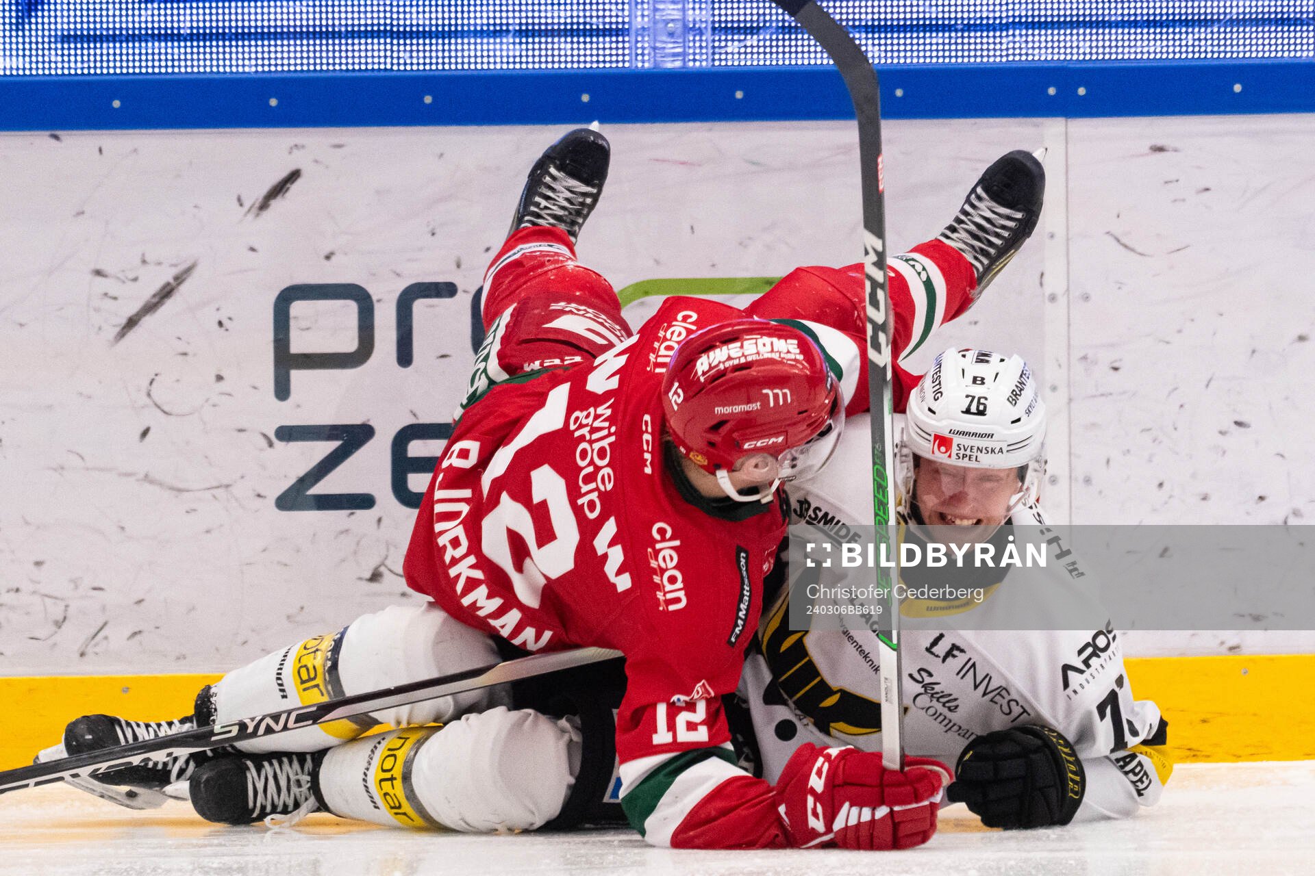 Moras Filip Björkman och Västerås Jasper Lindsten