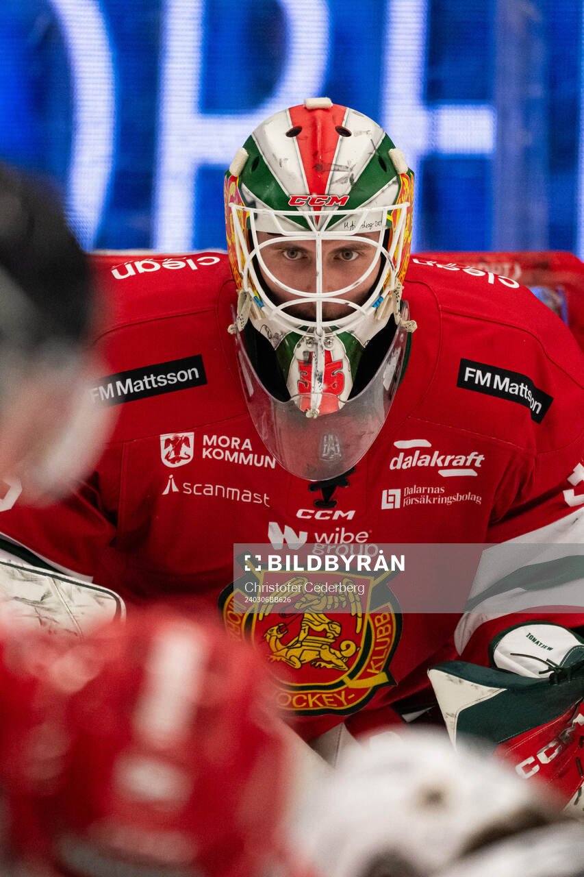Moras målvakt Waltteri Ignatjew