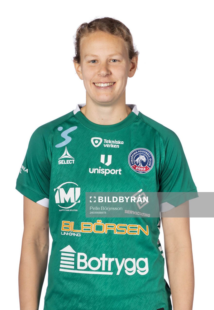 Linköpings Cajsa Andersson, lagkapten