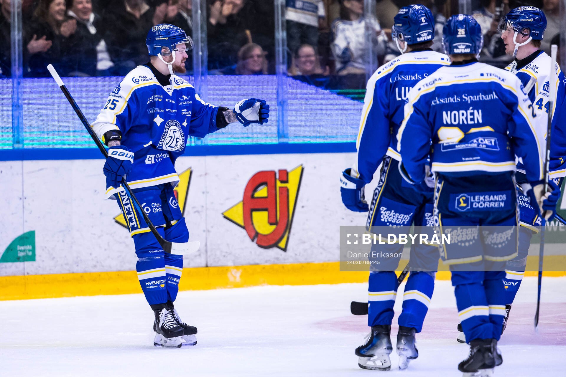 Leksands Lucas Elvenes jublar