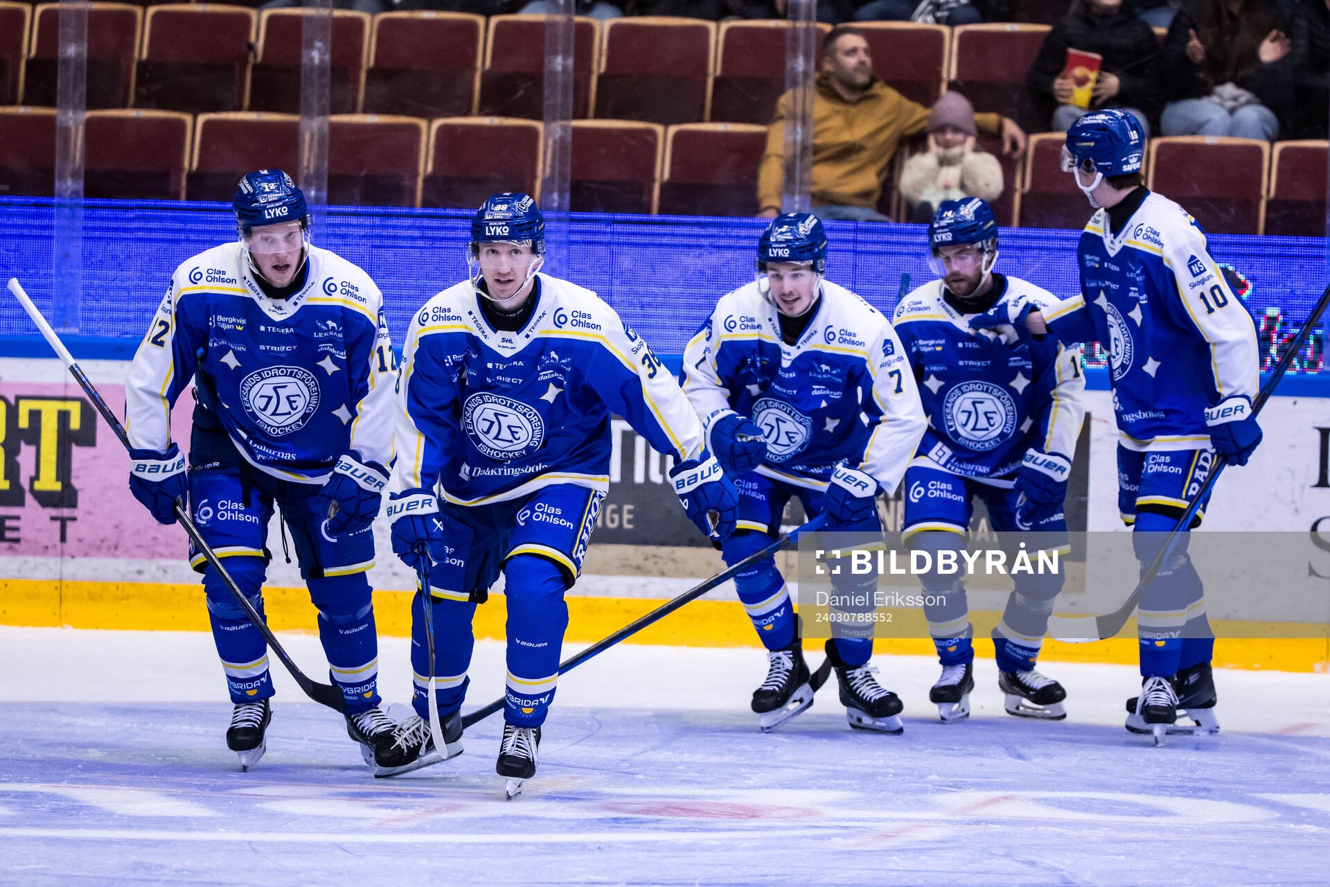 Leksands Olle Alsing jublar
