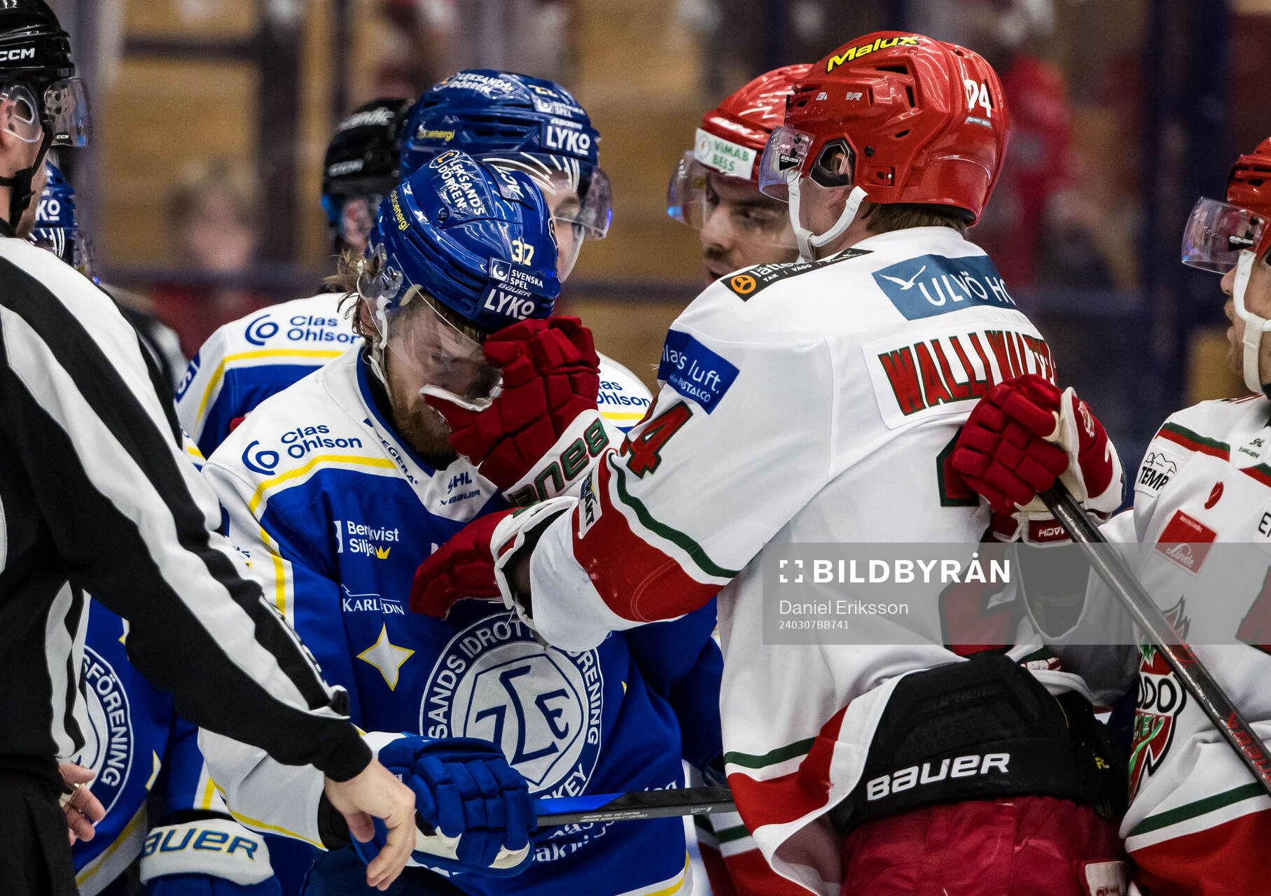 Leksands Marek Hrivik och MoDos Erik Walli Walterholm