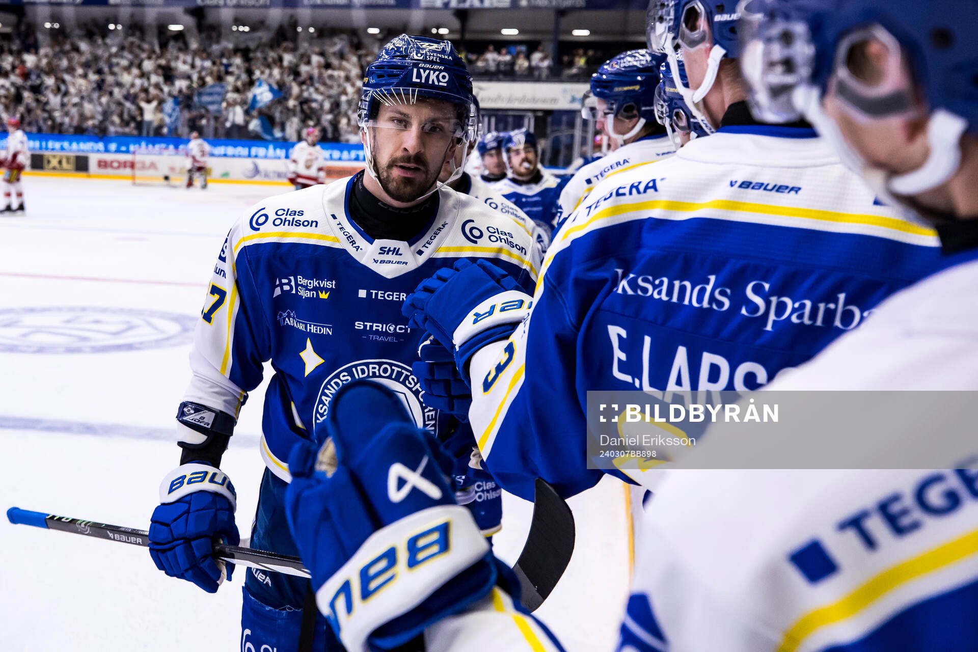 Leksands Marek Hrivik jubel