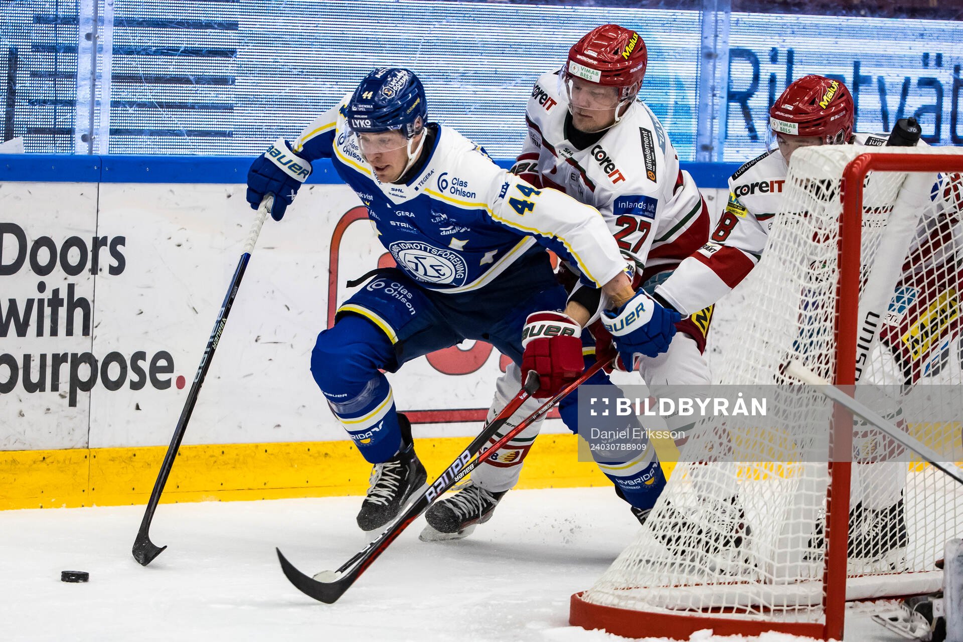 Leksands Carter Ashton och MoDos Niklas Folin