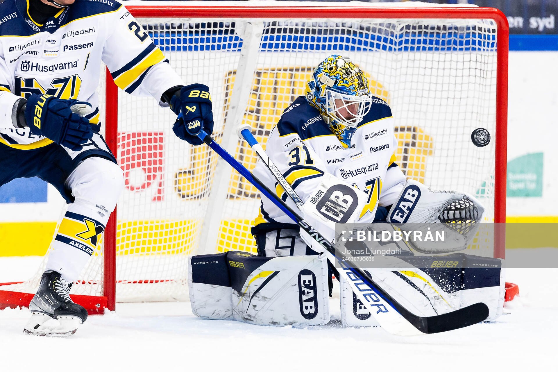 HV71s målvakt Joni Ortio