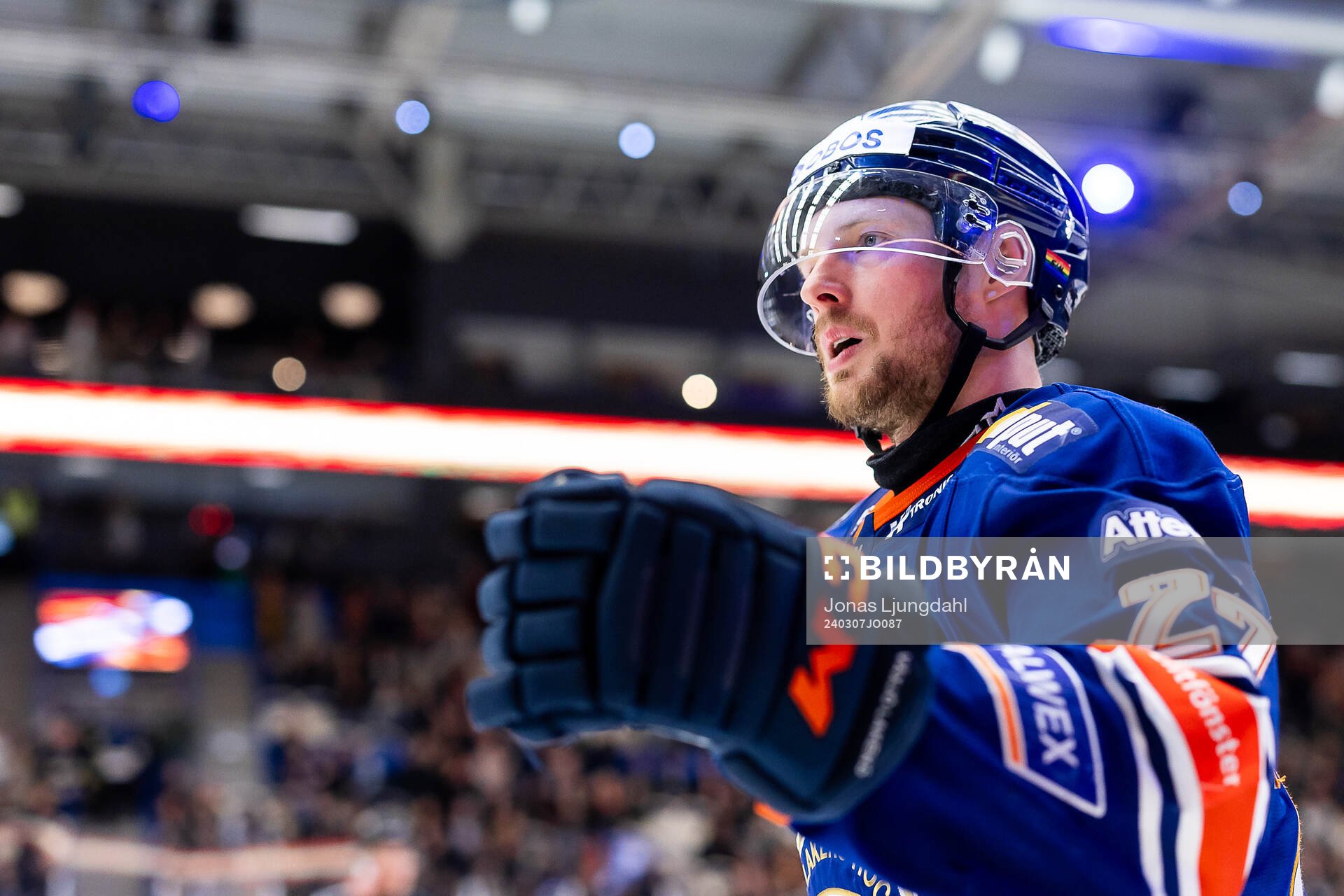 Växjös Martin Lundberg jublar