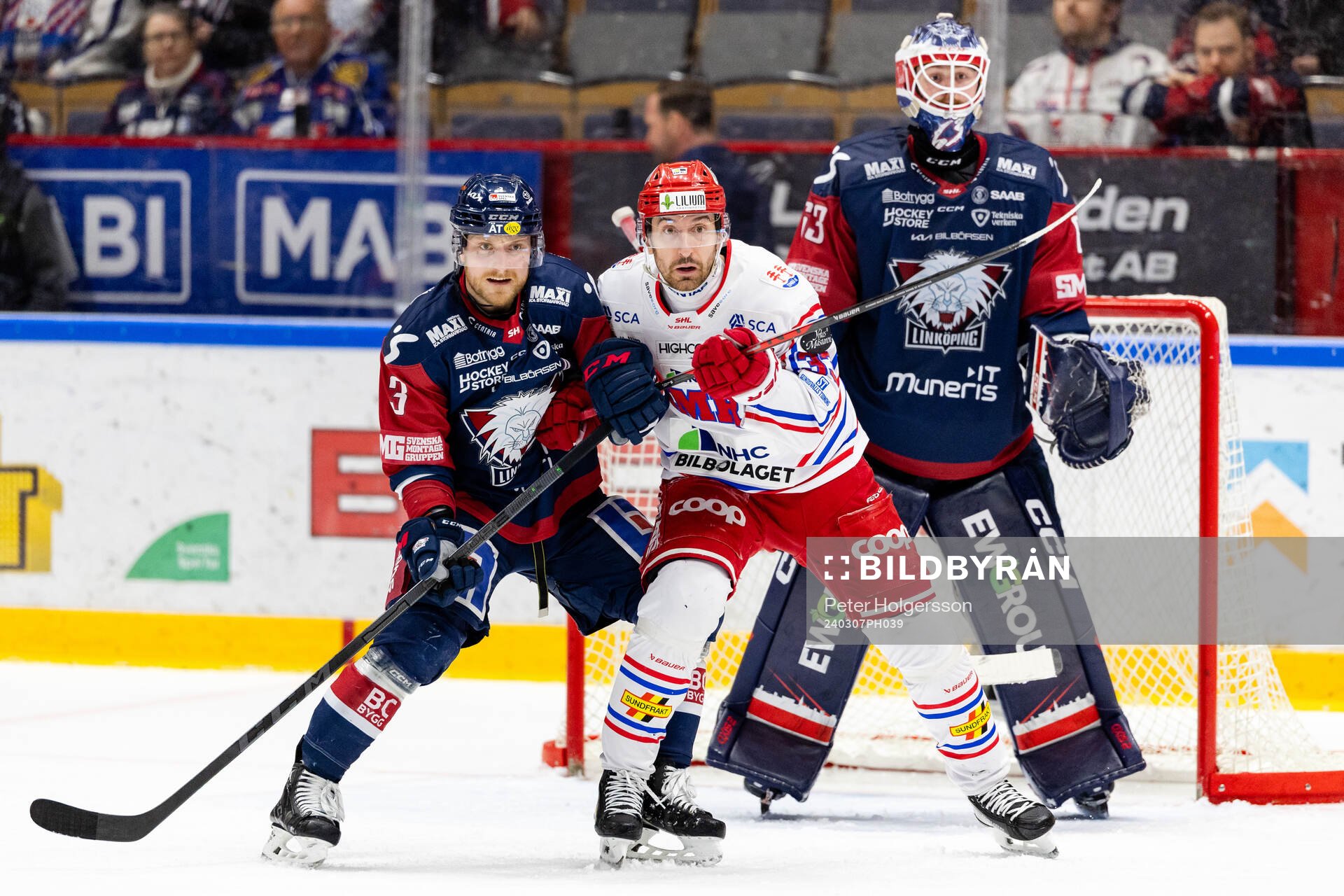 Linköpings Linus Hultström och Timrås Albin Lundin