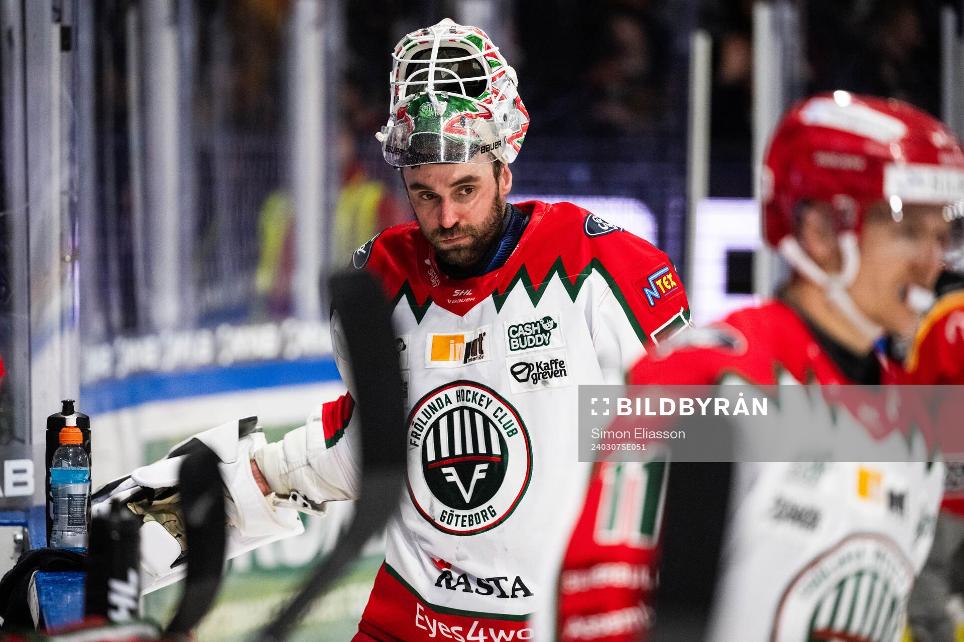 Frölundas målvakt Frans Tuohimaa