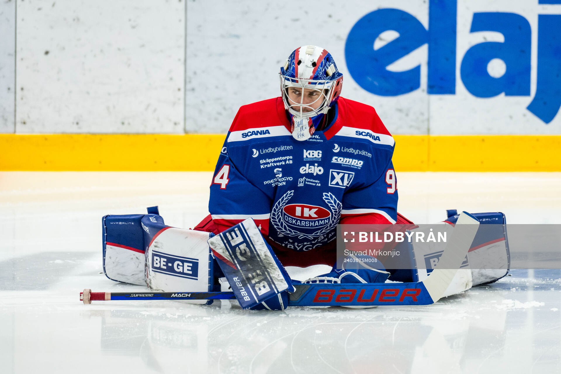 Oskarshamns målvakt Marek Langhamer