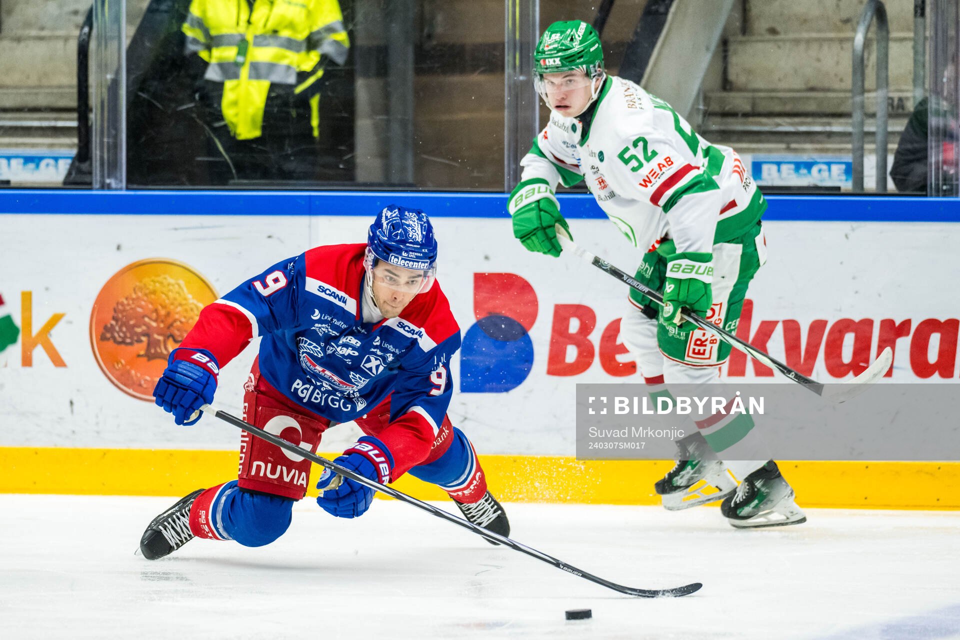 Oskarshamns Ahti Oksanen och Rögles Felix Nilsson