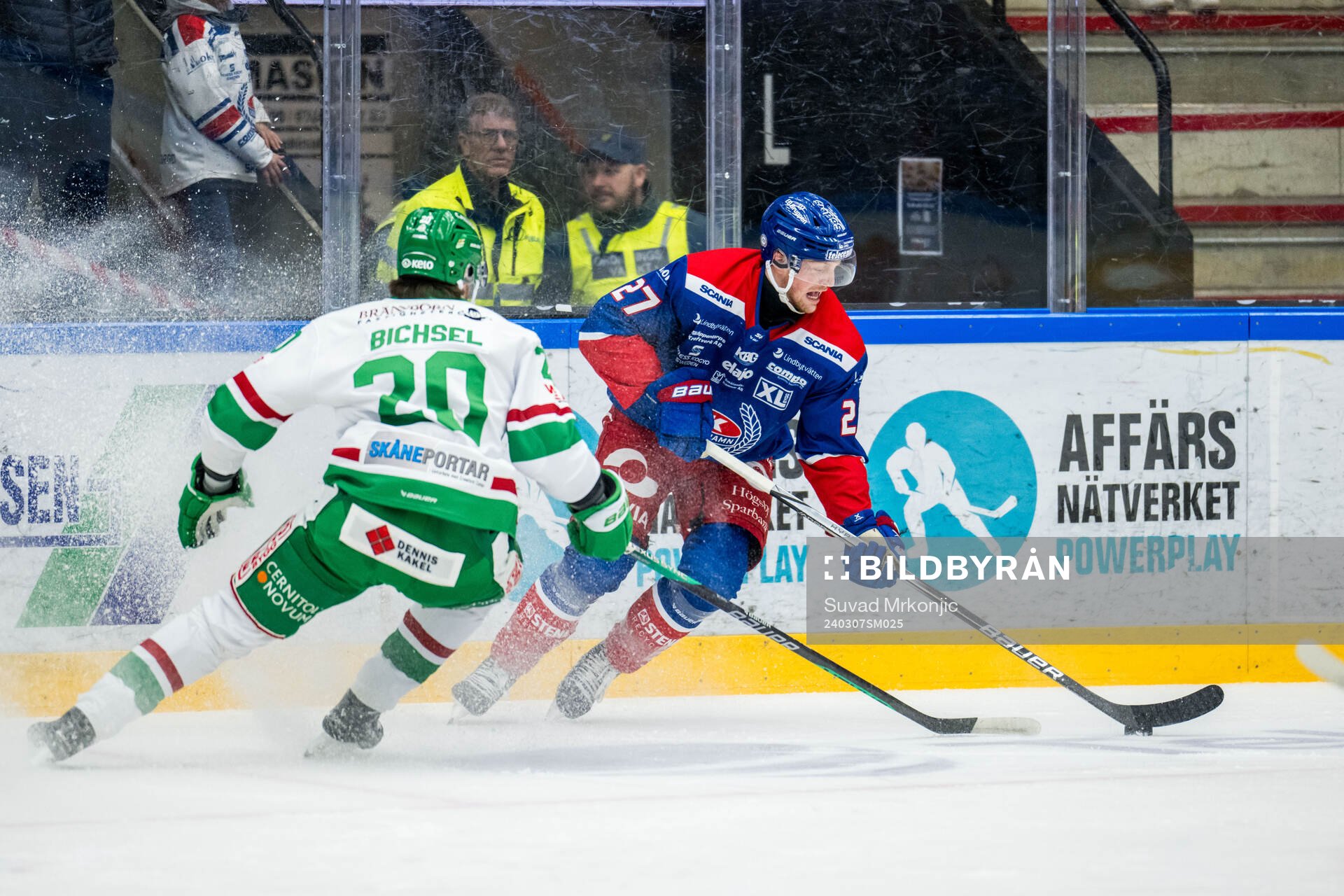 Rögles Lian Bichsel och Oskarshamns Austin Wagner