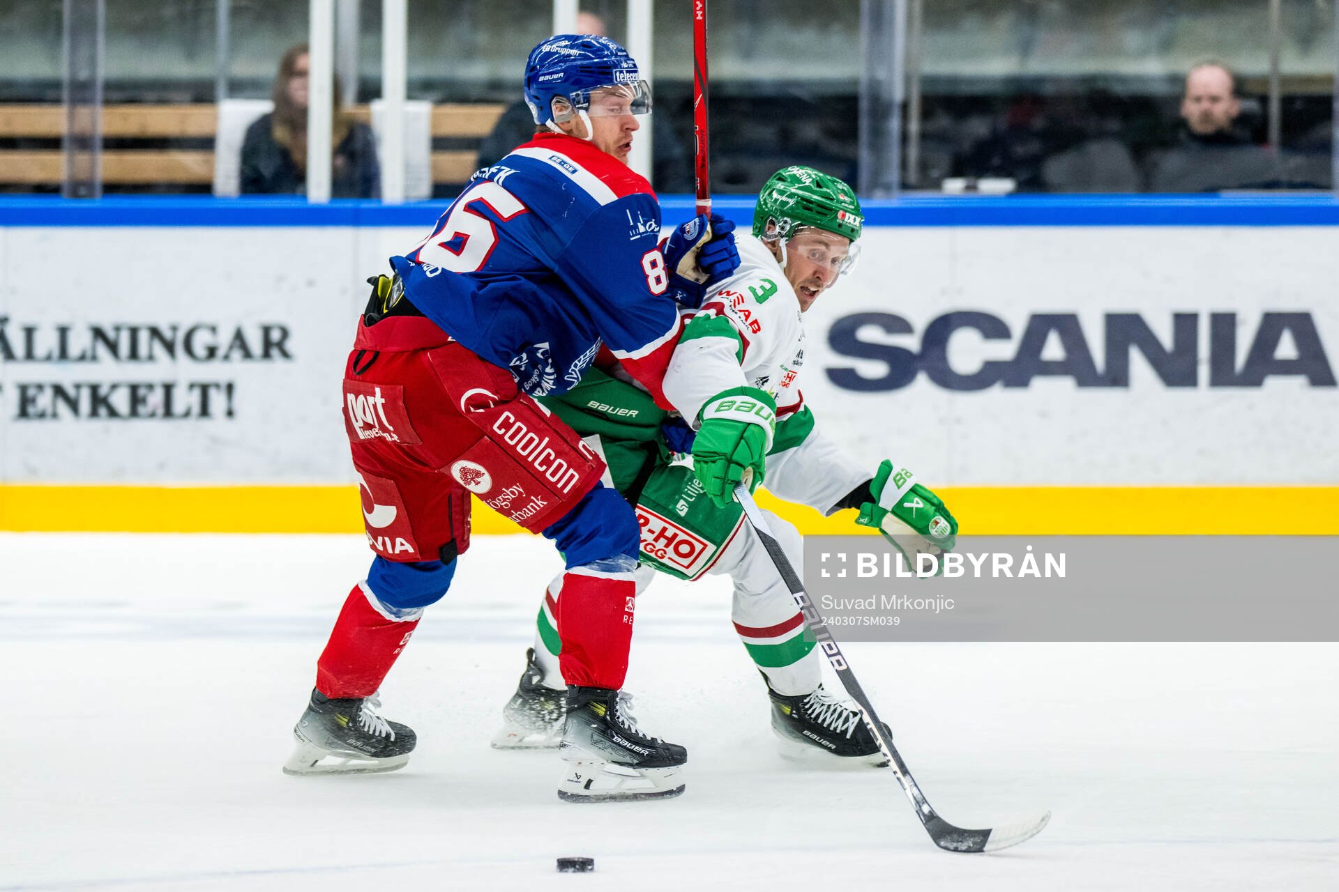 Oskarshamns Lukas Jasek och Rögles Michael Kapla