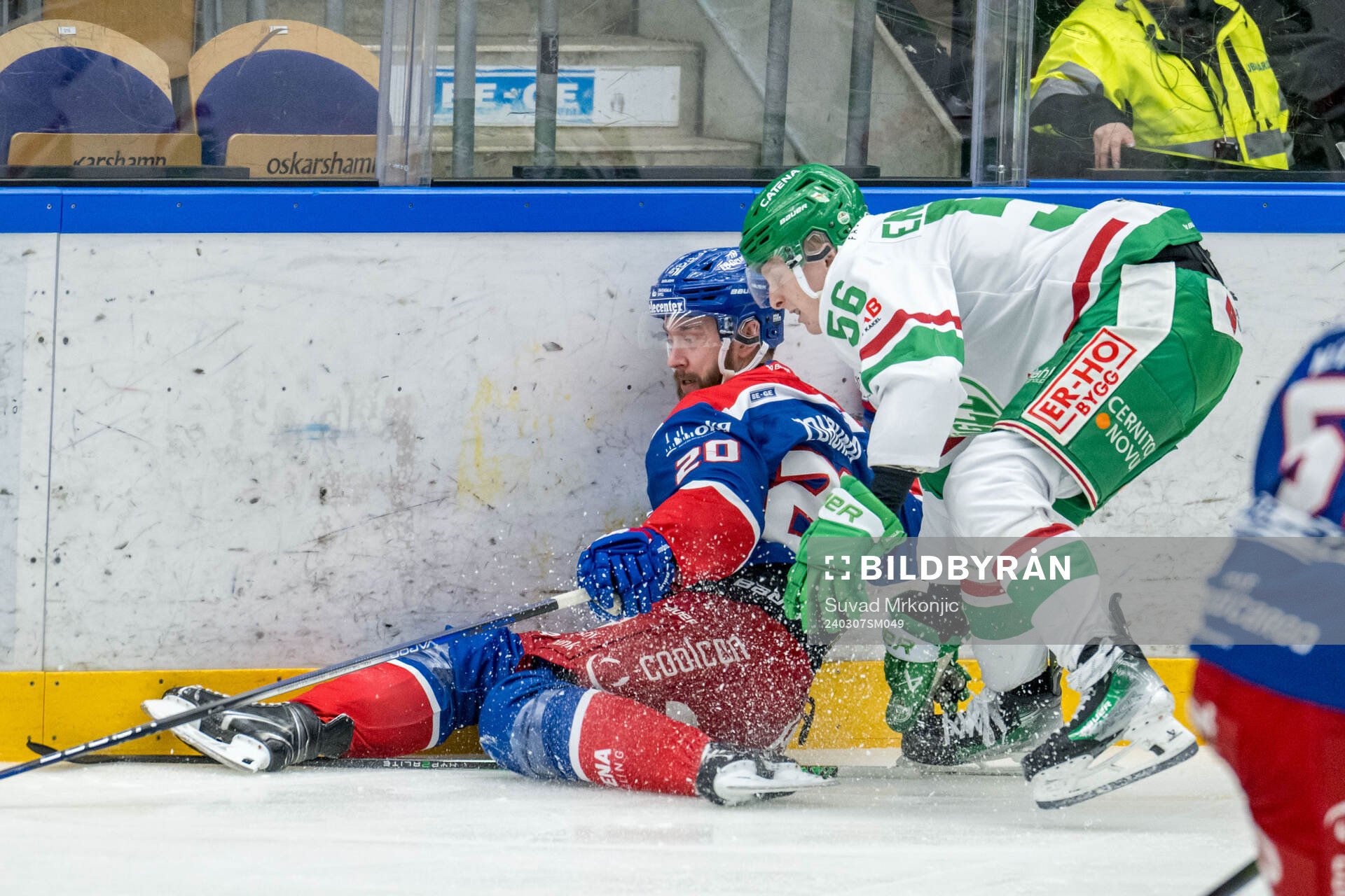 Oskarshamns Hynek Zohorna och Rögles Adam Engström