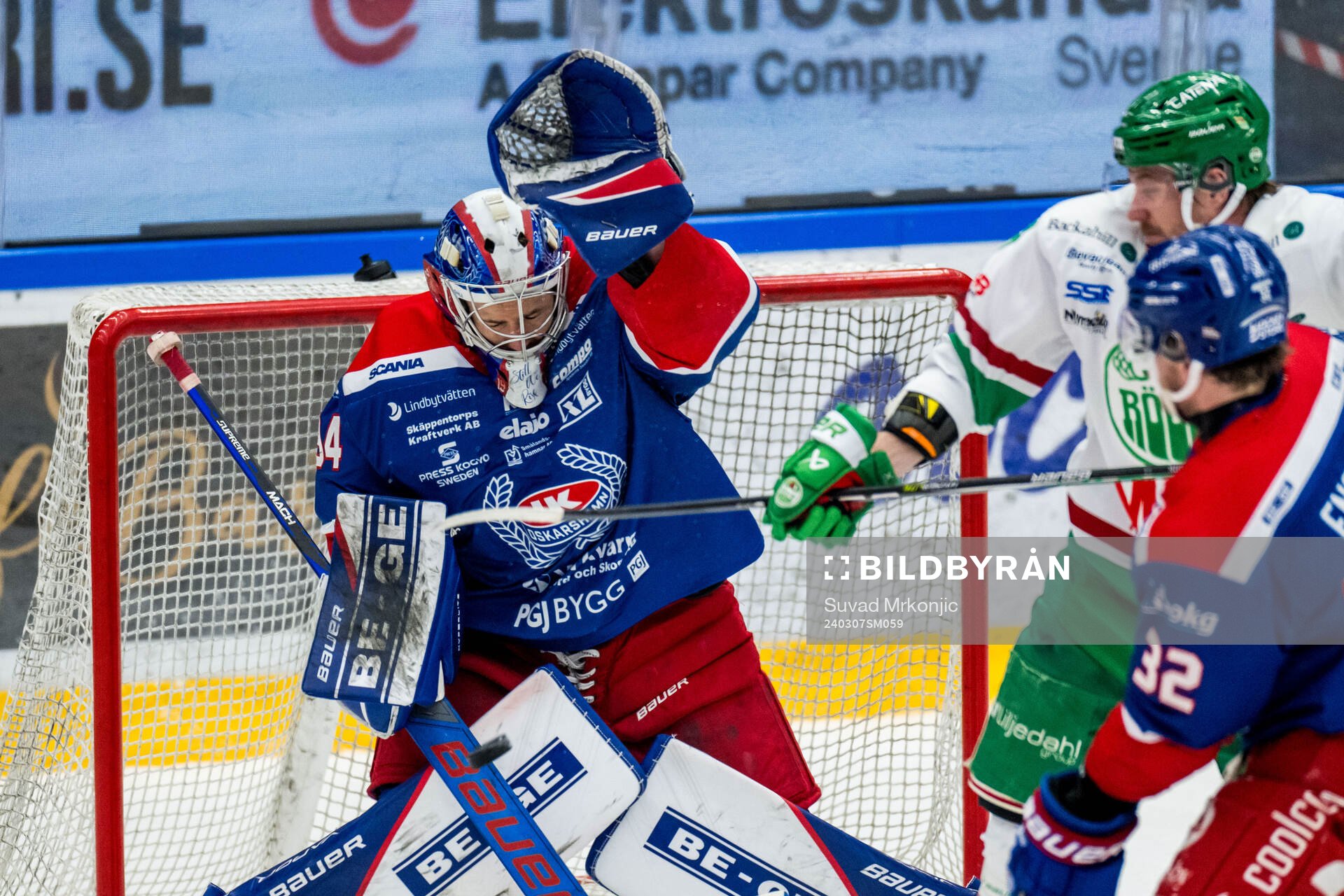 Oskarshamns målvakt Marek Langhamer