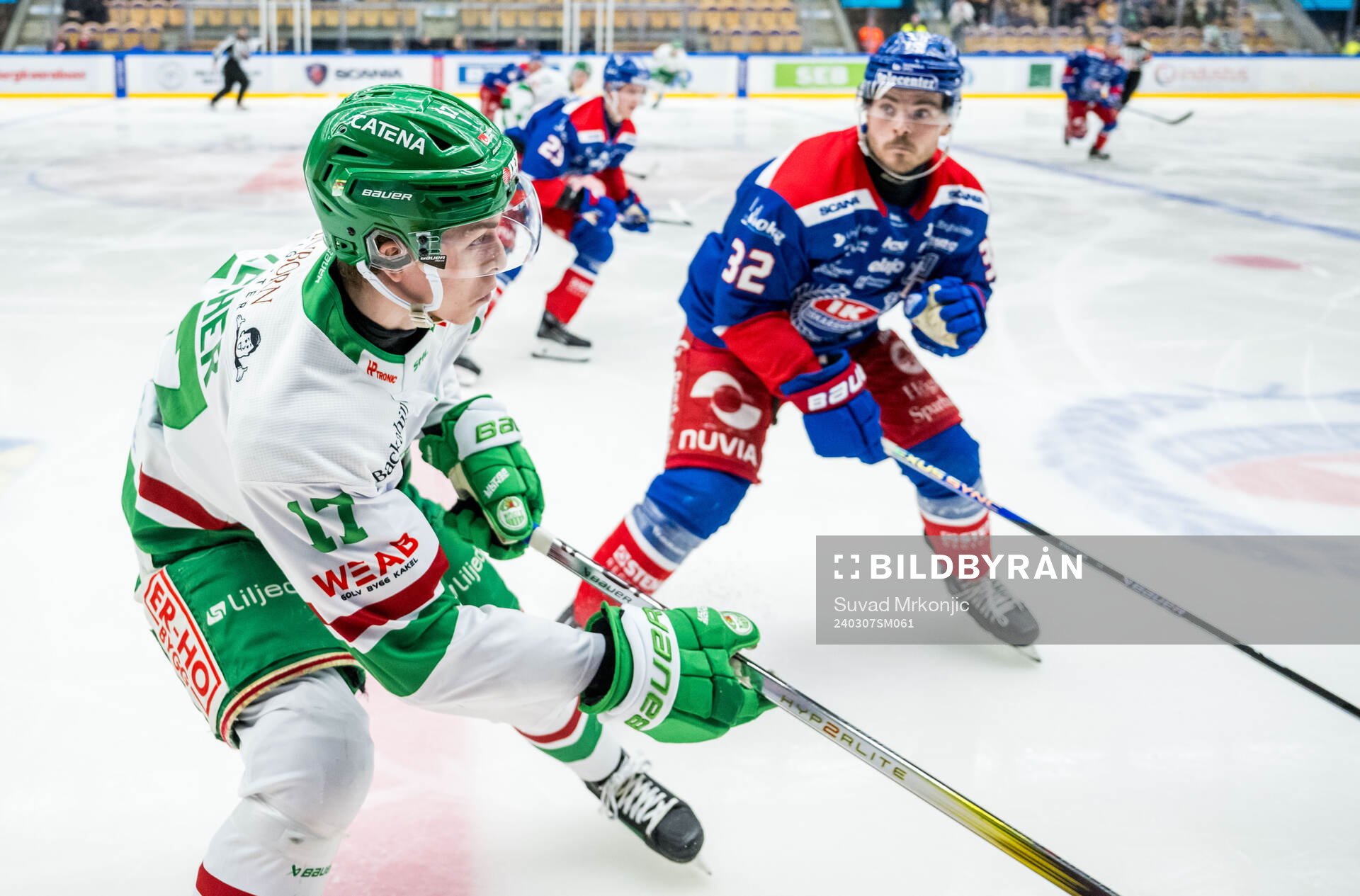 Rögles Simon Zether och Oskarshamns Oscar Engsund