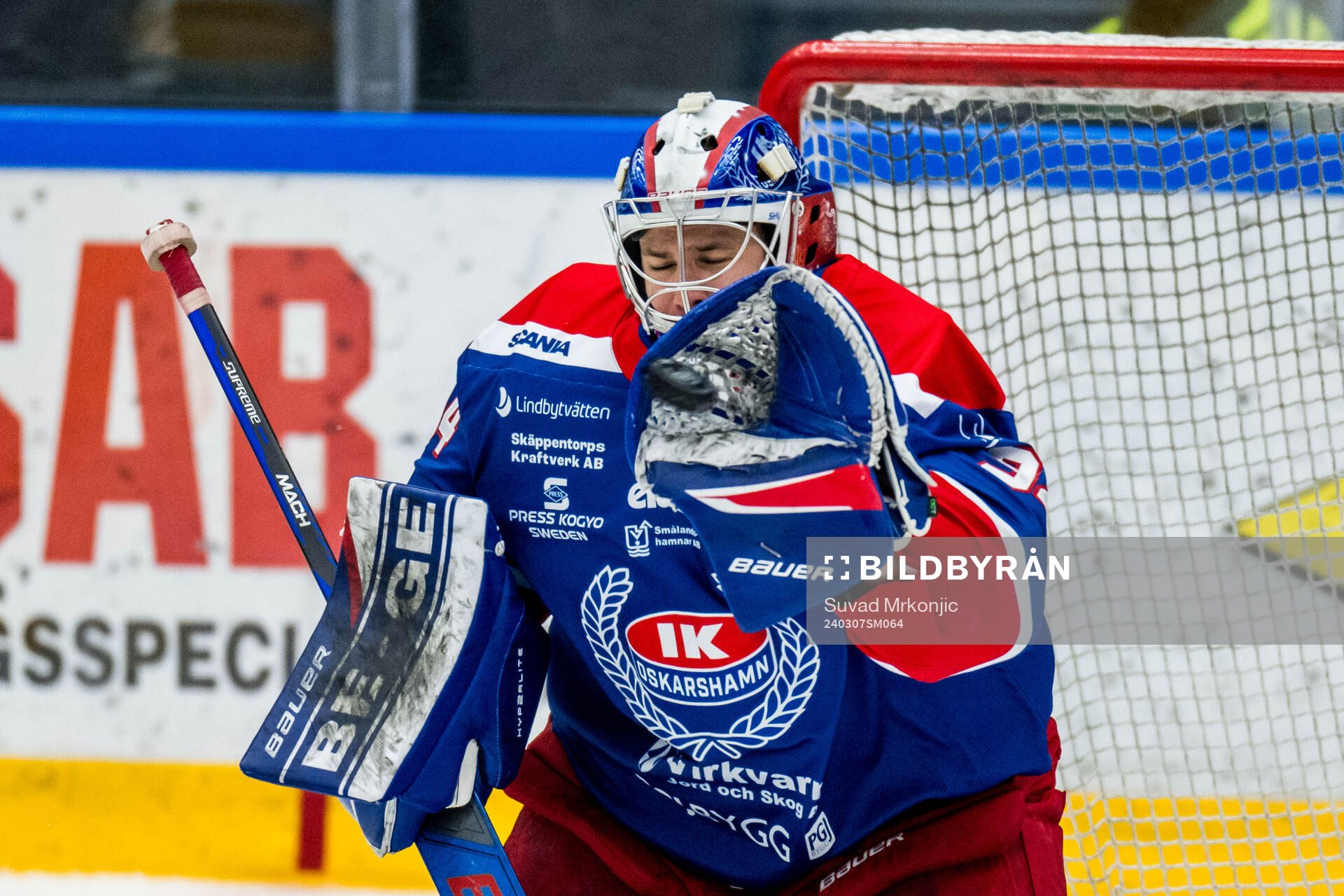 Oskarshamns målvakt Marek Langhamer