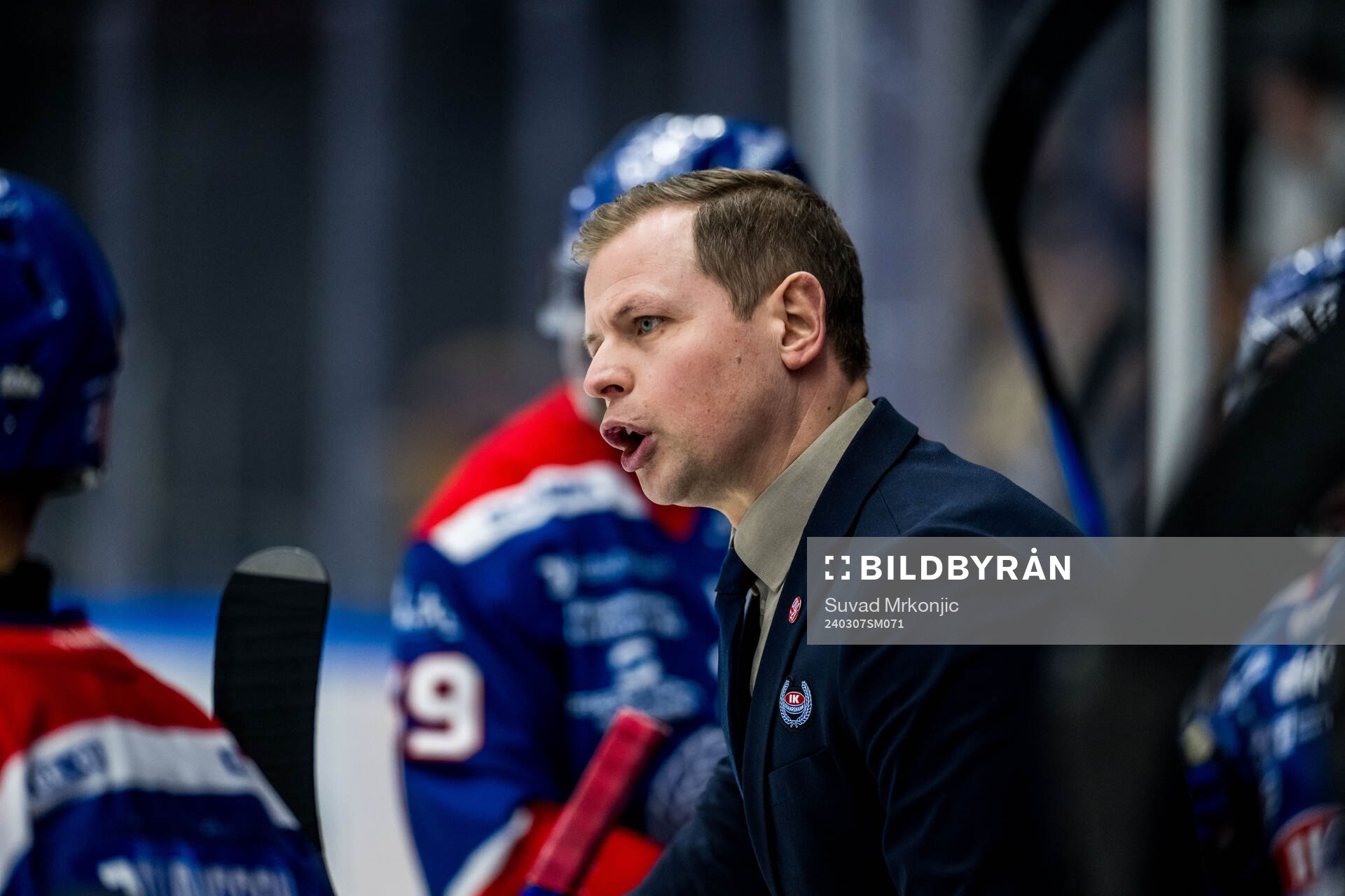 Oskarshamns tränare Martin Filander