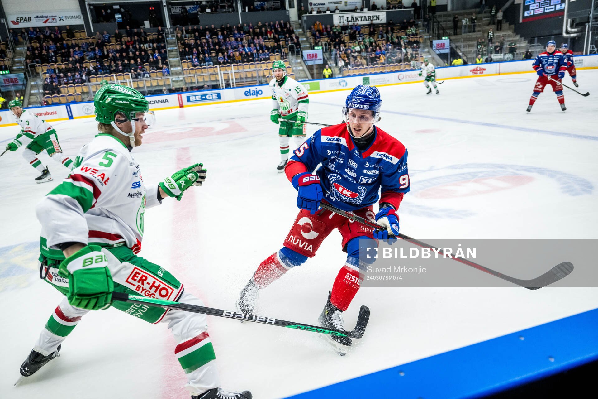 Rögles Ludvig Claesson och Oskarshamns Nick Olesen