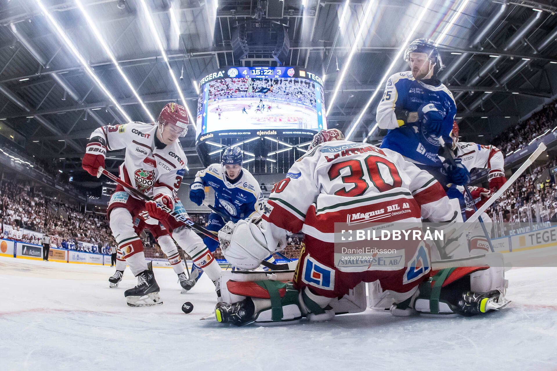 MoDos Kristians Rubins och Leksands Lukas Vejdemo och