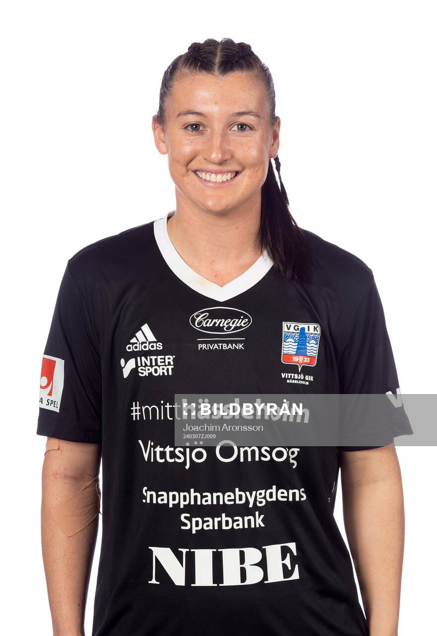 Vittsjös Lauren Brzykcy poserar för ett porträtt den 7 mars 2024 i Hässleholm.