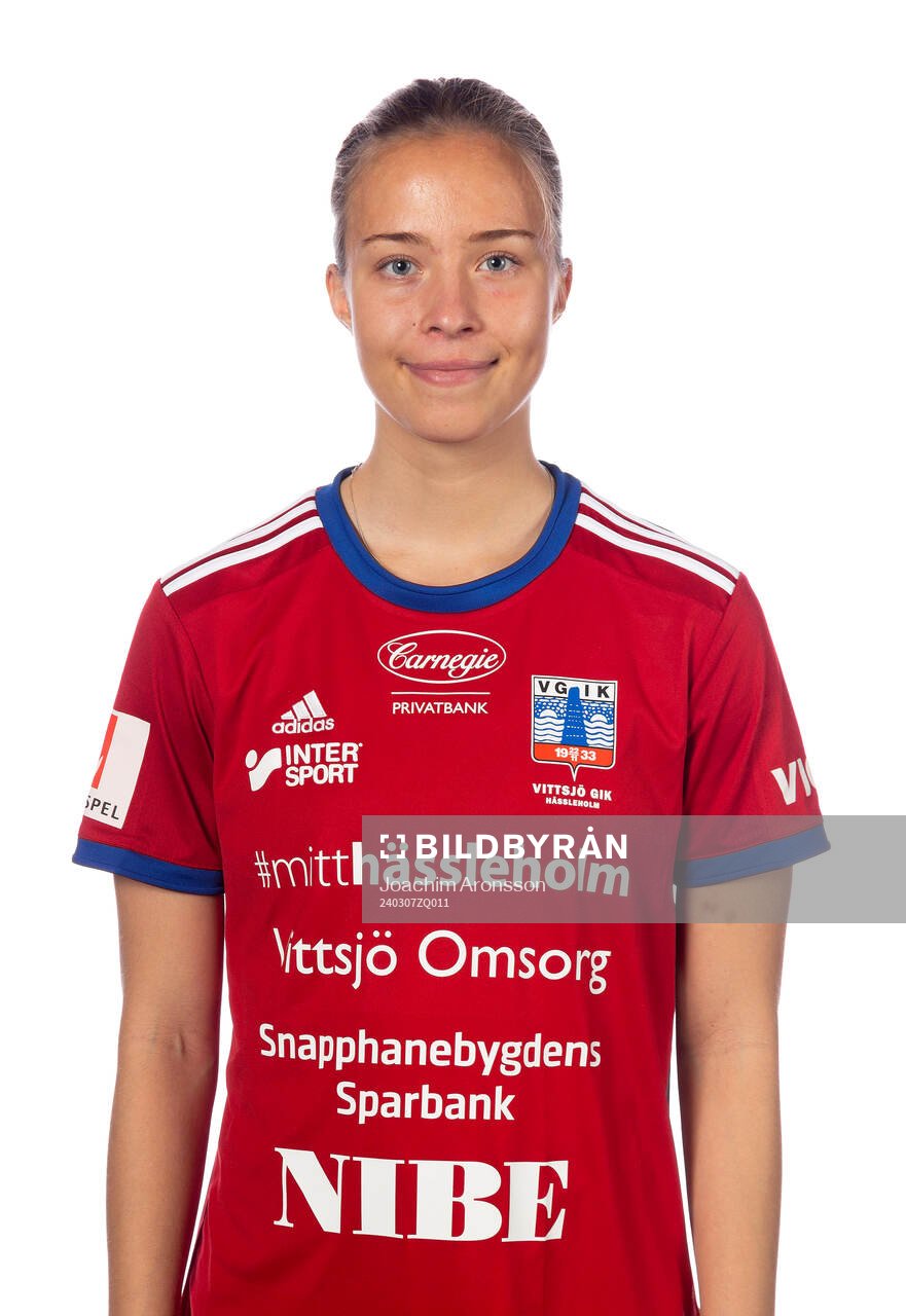 Vittsjös Klara Nyberg poserar för ett porträtt den 7 mars 2024 i Hässleholm.