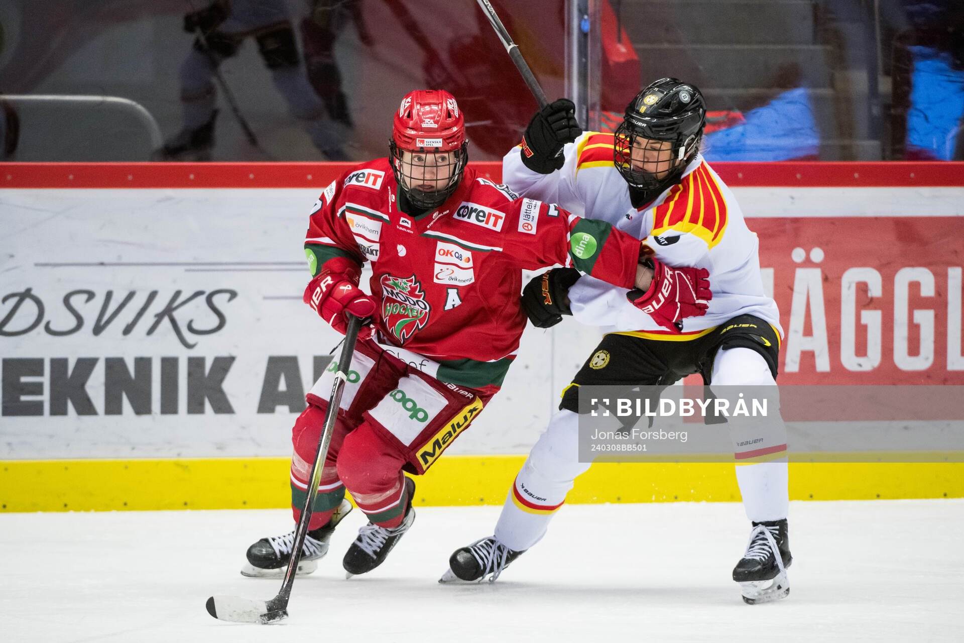 Modos Lina Ljungblom och Brynäs Jenniina Nylund
