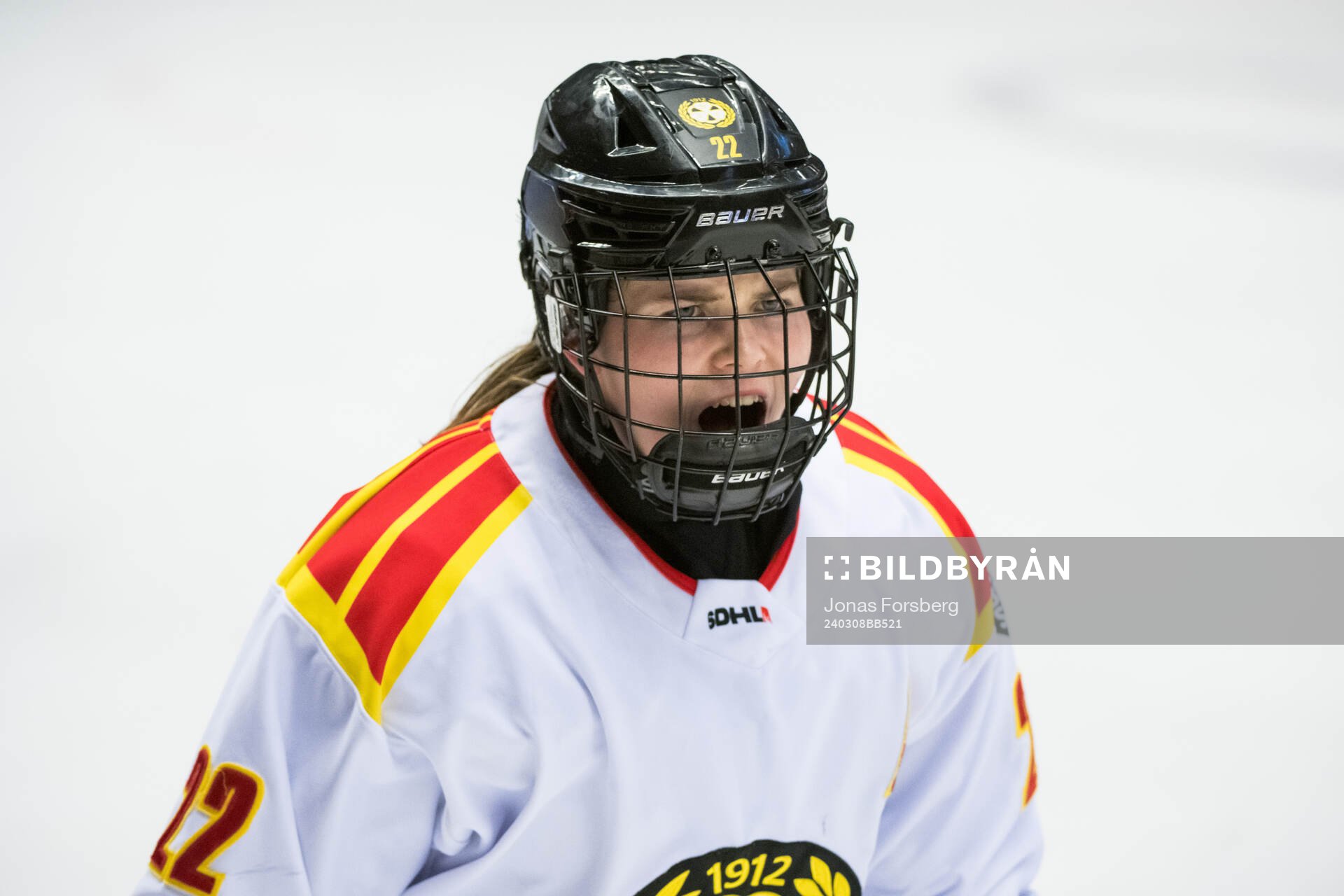 Brynäs Hanna Thuvik jublar