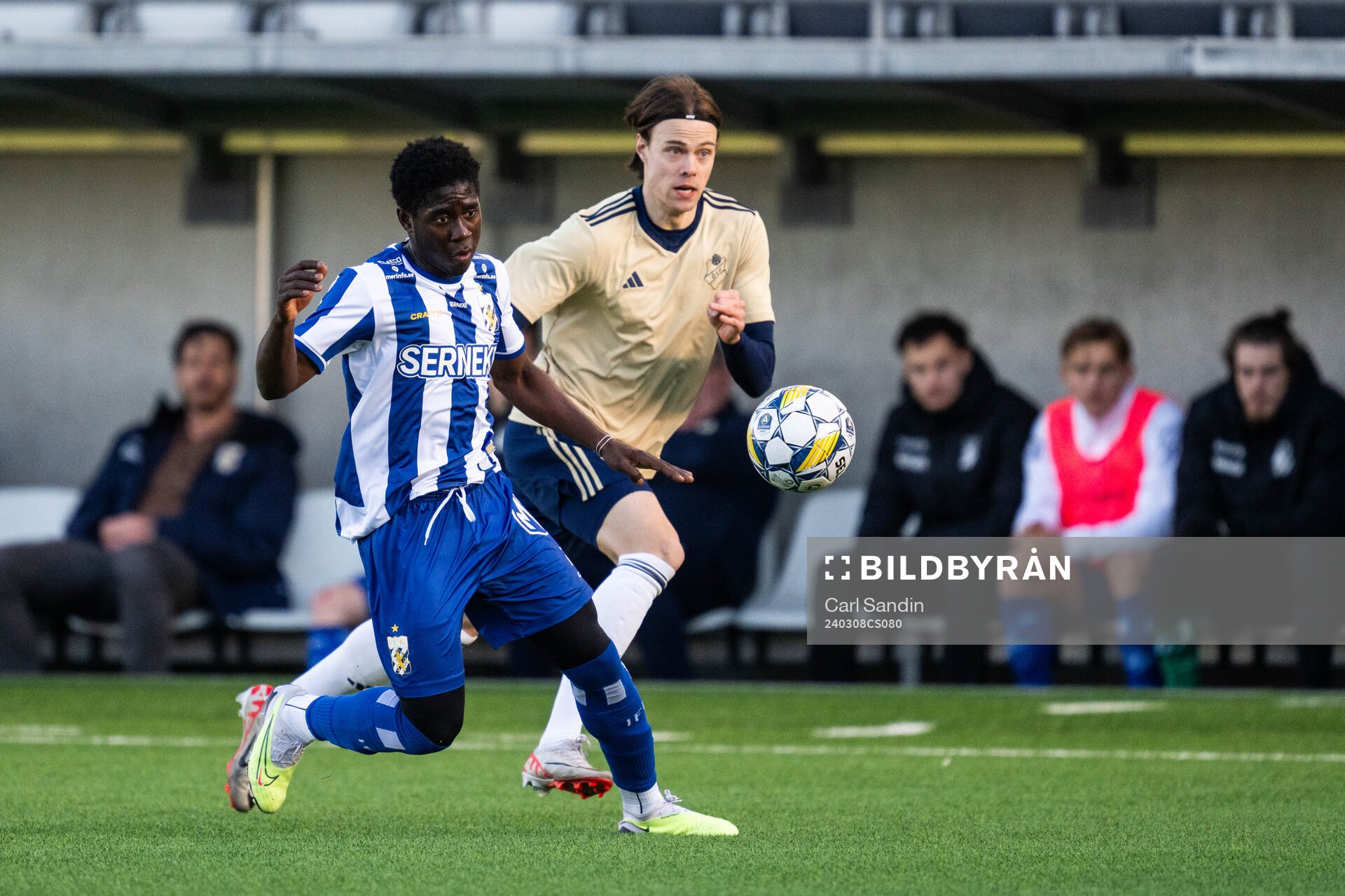 IFK Göteborgs Abundance Salaou och Östers Thorri Mar