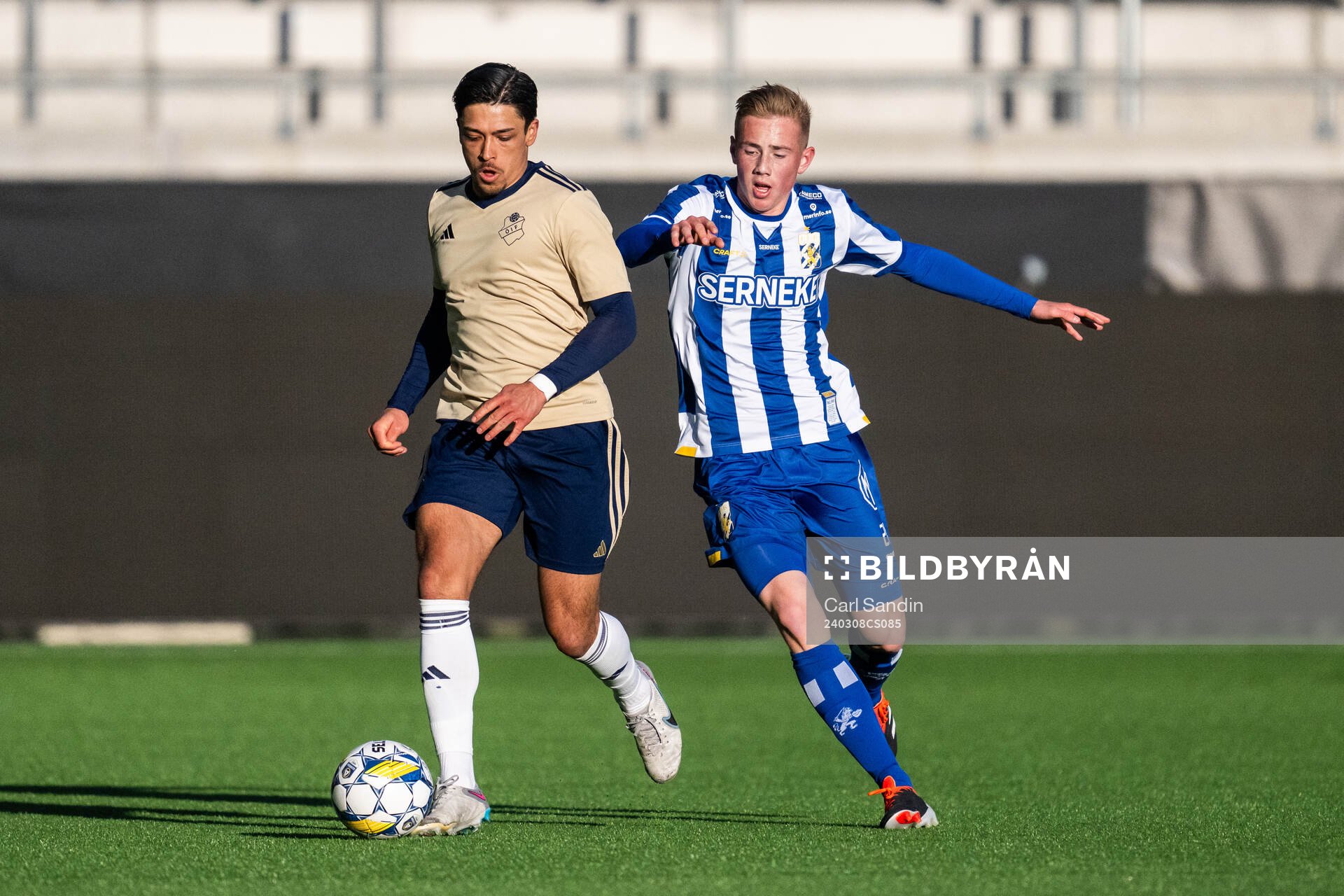 Östers Lukas Bergquist och IFK Göteborgs Benjamin