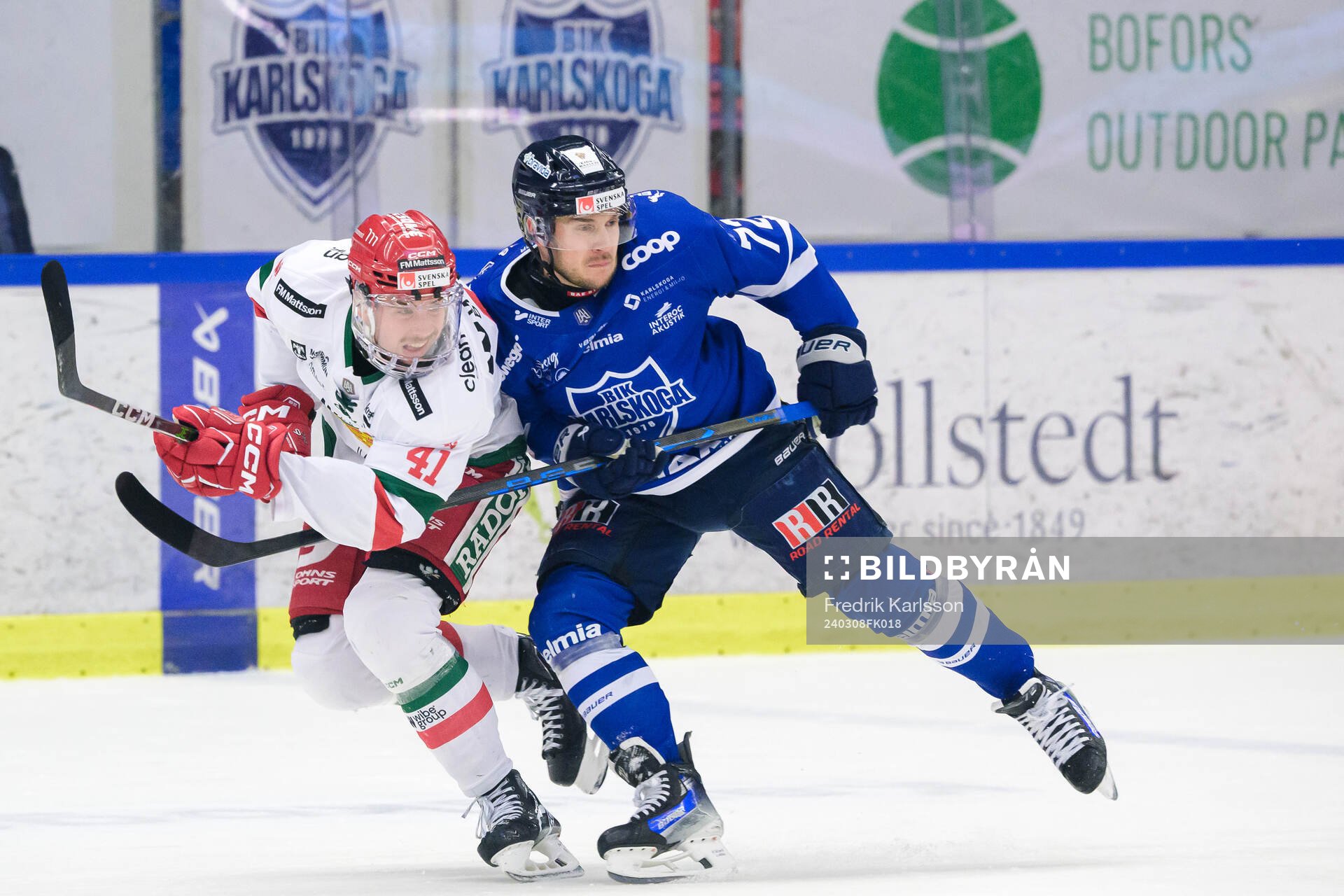 Moras Joseph Berger och Karlskogas Viktor Lennartsson