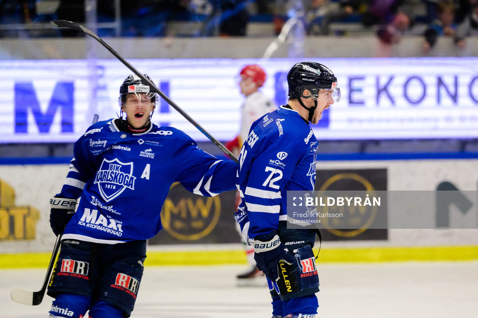 Karlskogas Viktor Lennartsson jublar