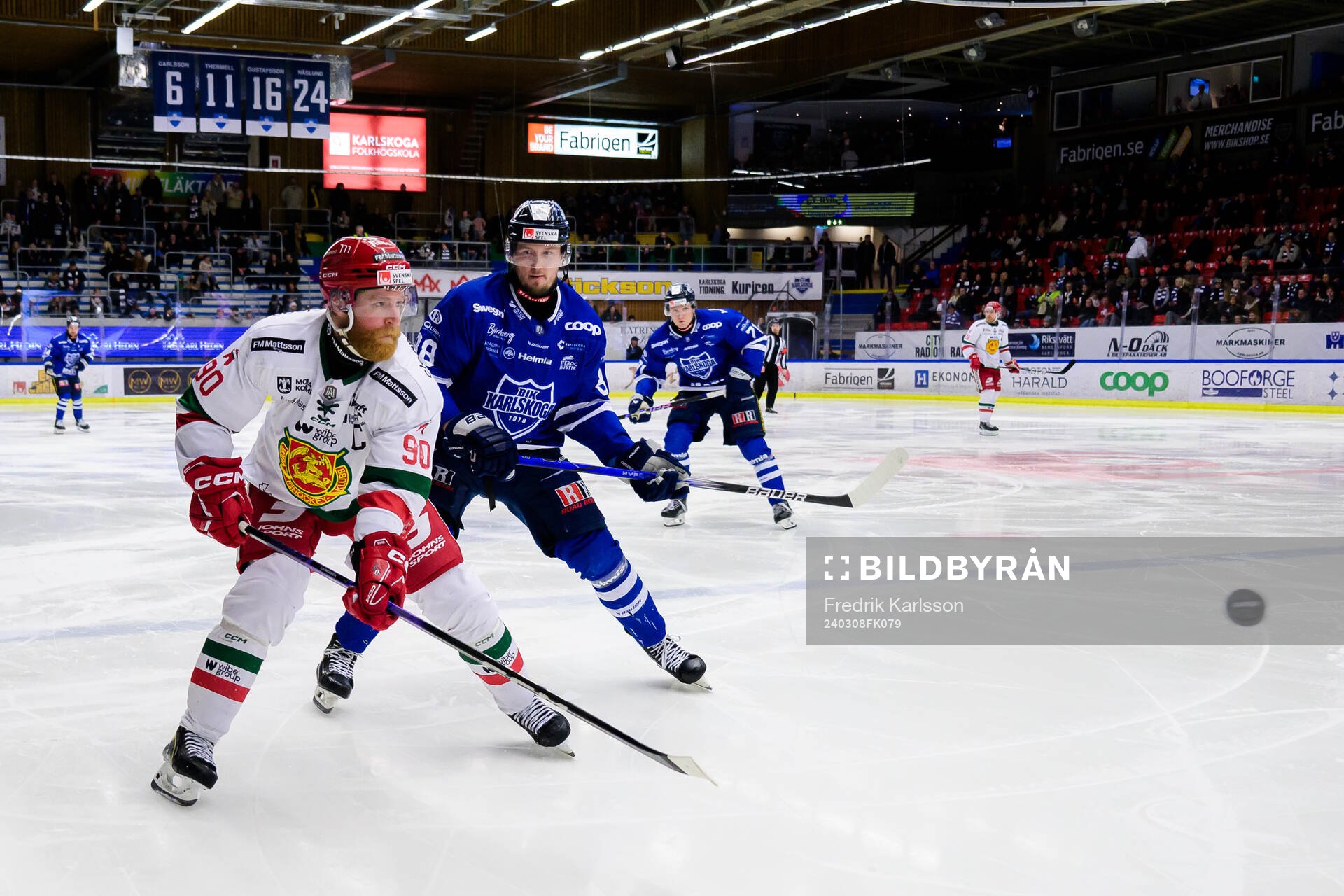 Moras Daniel Ljunggren och Karlskogas Jesper Kokkonen