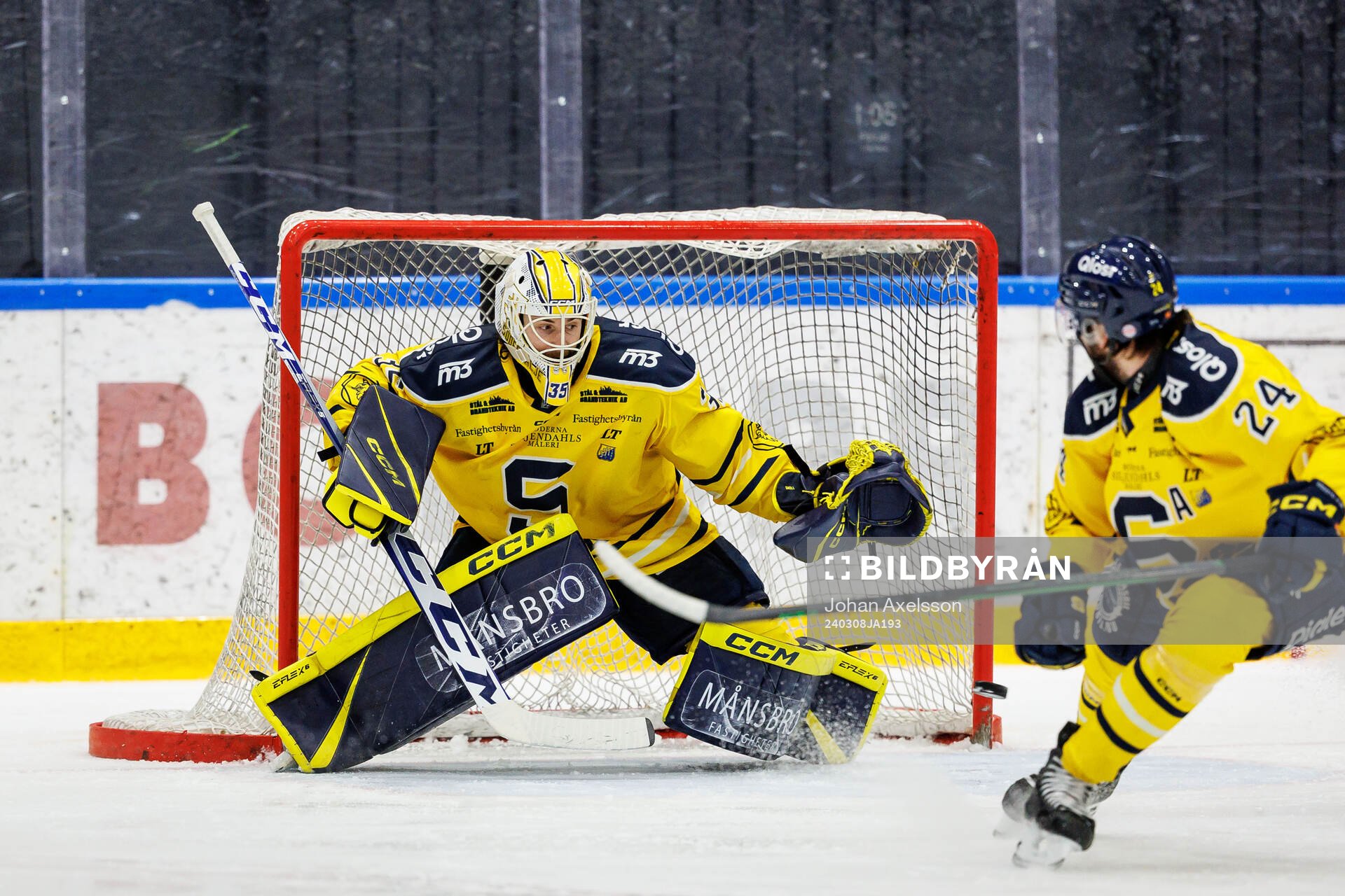 Södertäljes målvakt Tomas Sholl